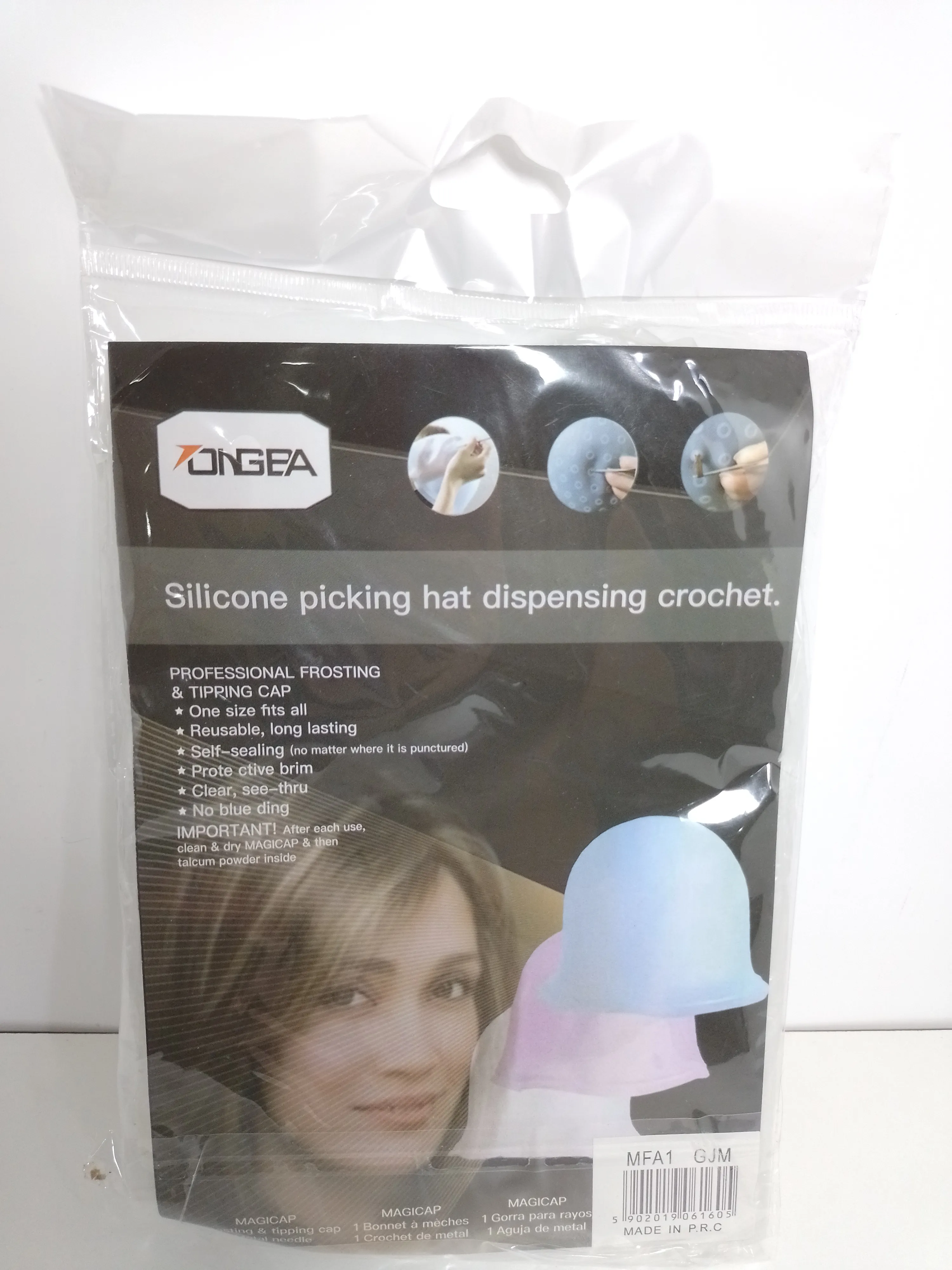 gorro silicona ongba c/ aguja