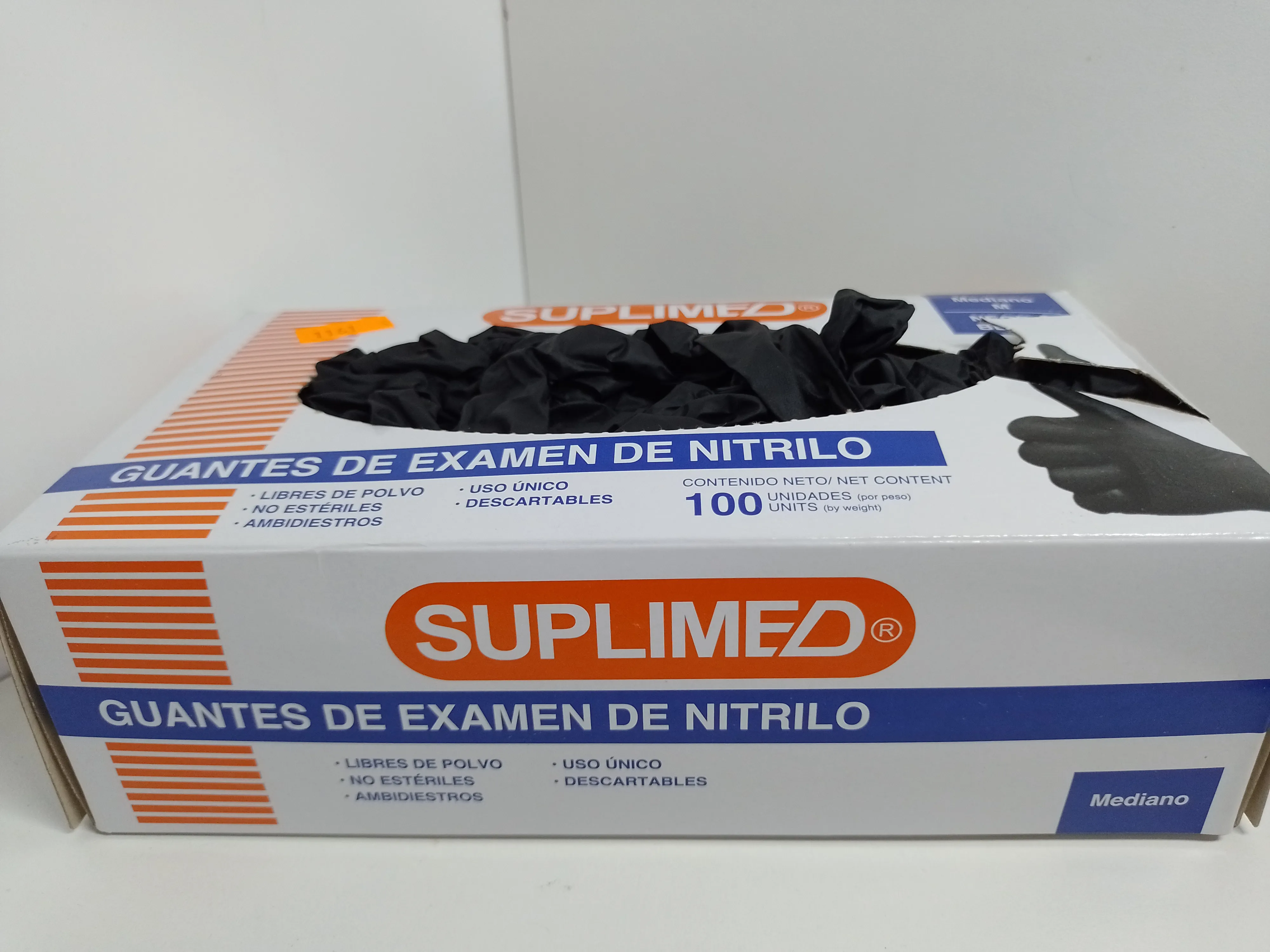 Guantes por Par Negro Talle M