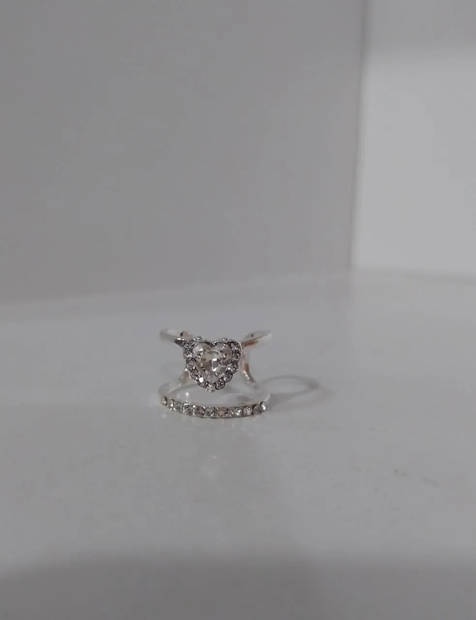 anillo para foto corazon