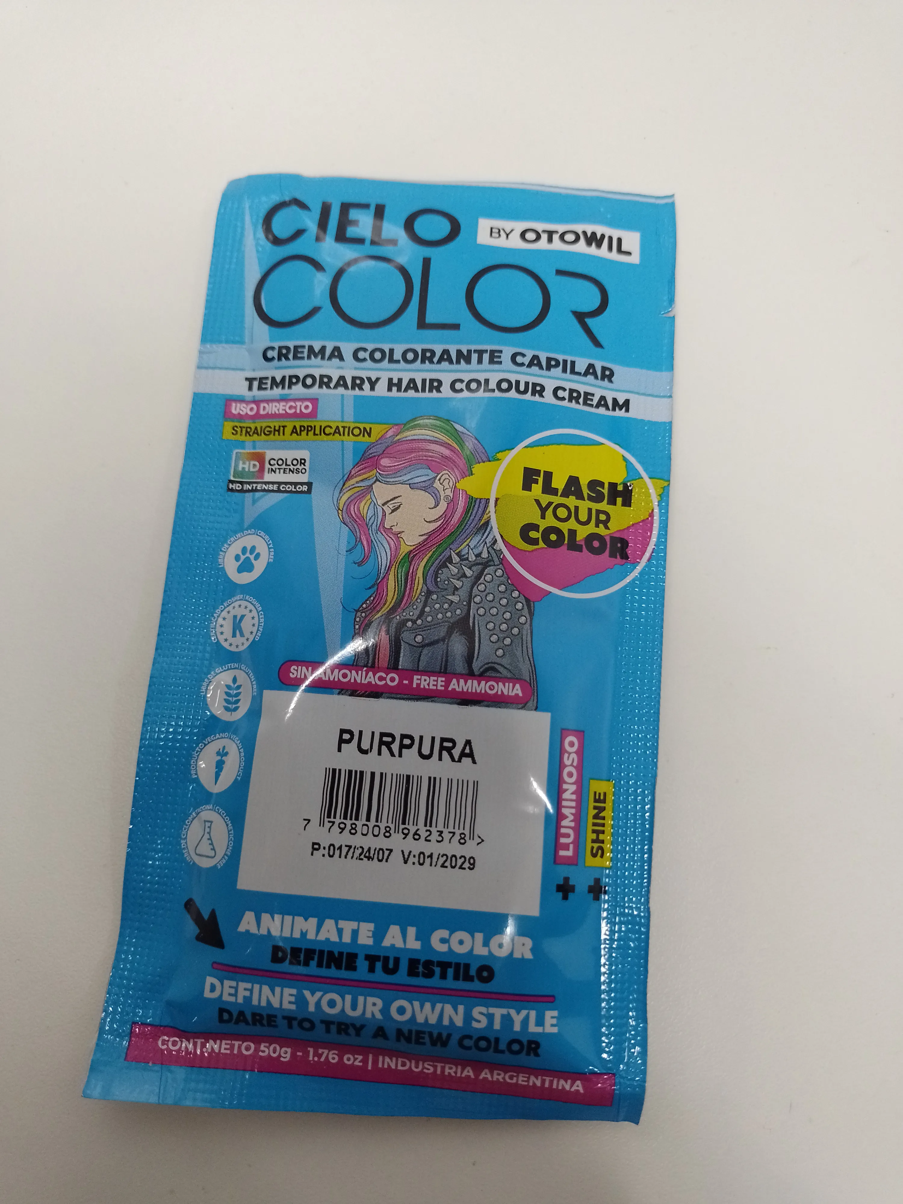 cielo color otowil purpura