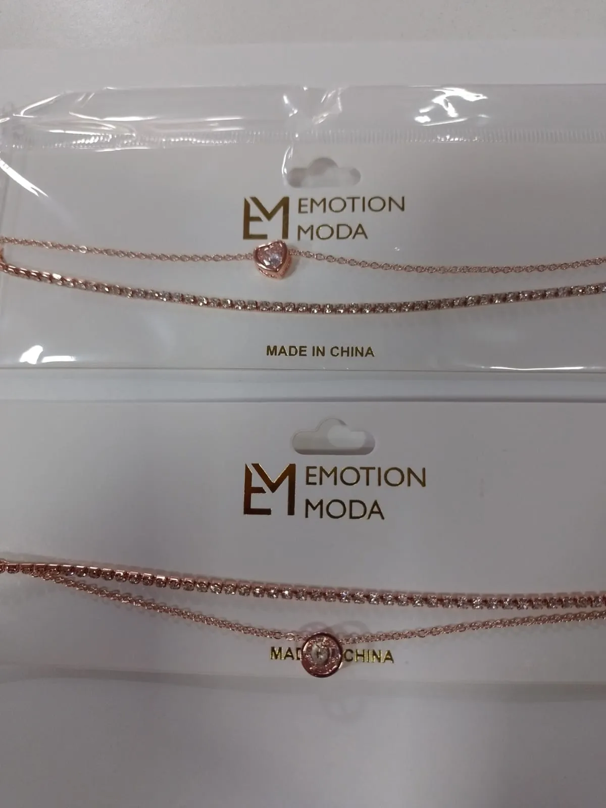 choker cadena strass