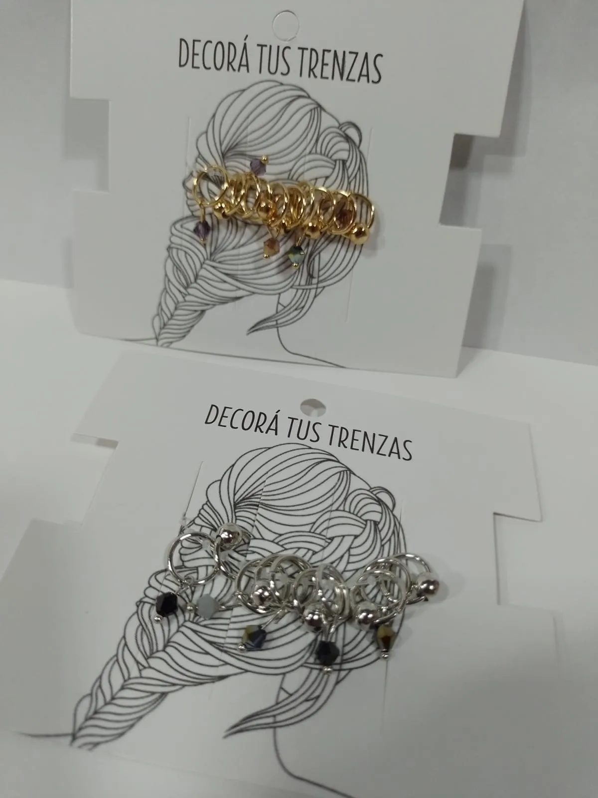 anillos para trenzas