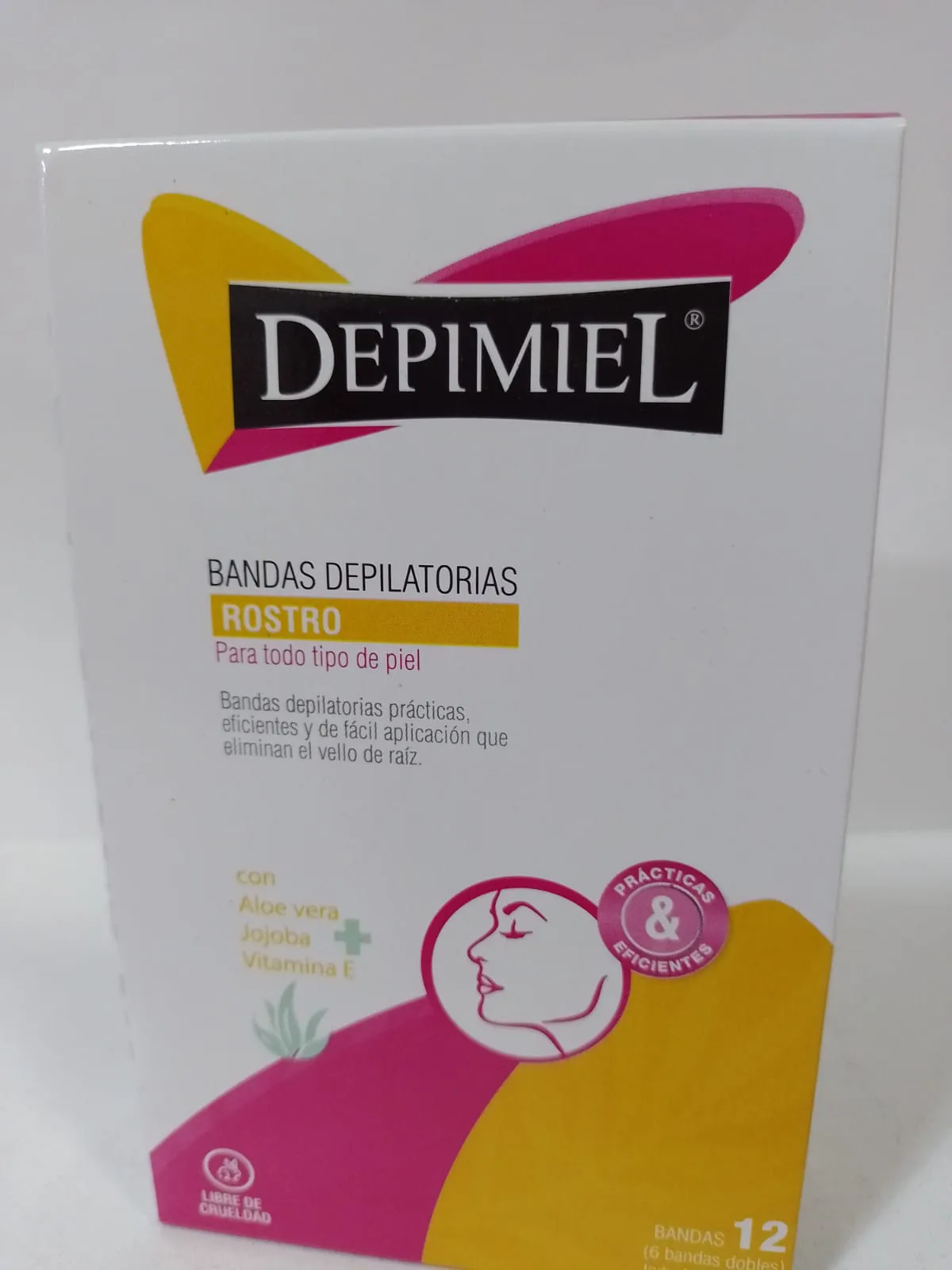 bandas depilatorias para rostro con cera