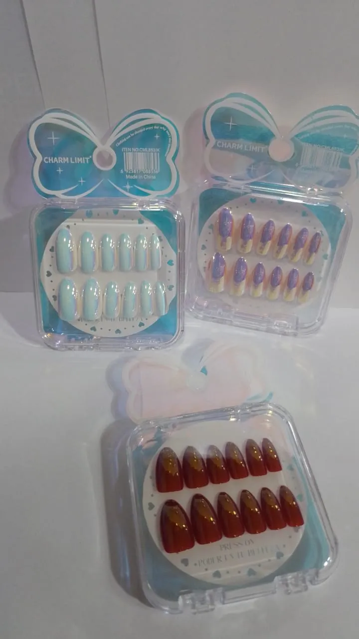 uñas postizas press on aurora