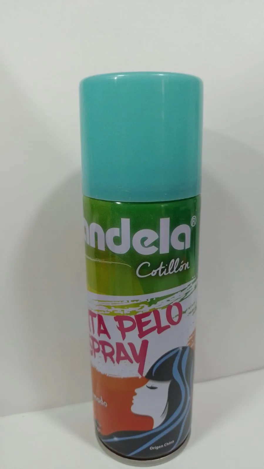 pinta pelo en spray celeste