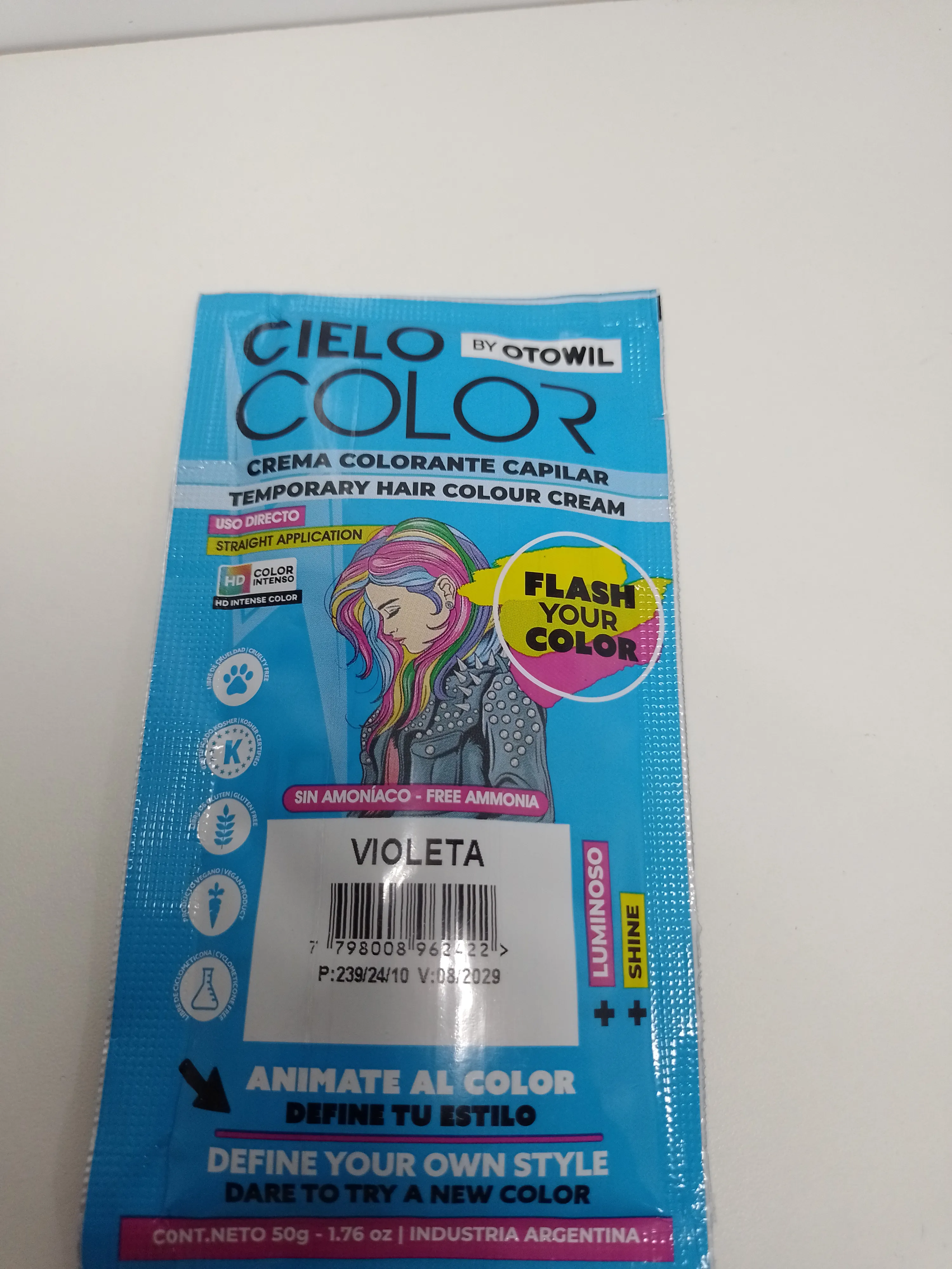 cielo color otowil violeta