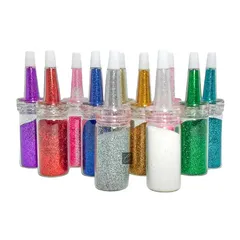 glitter en botella colores varios