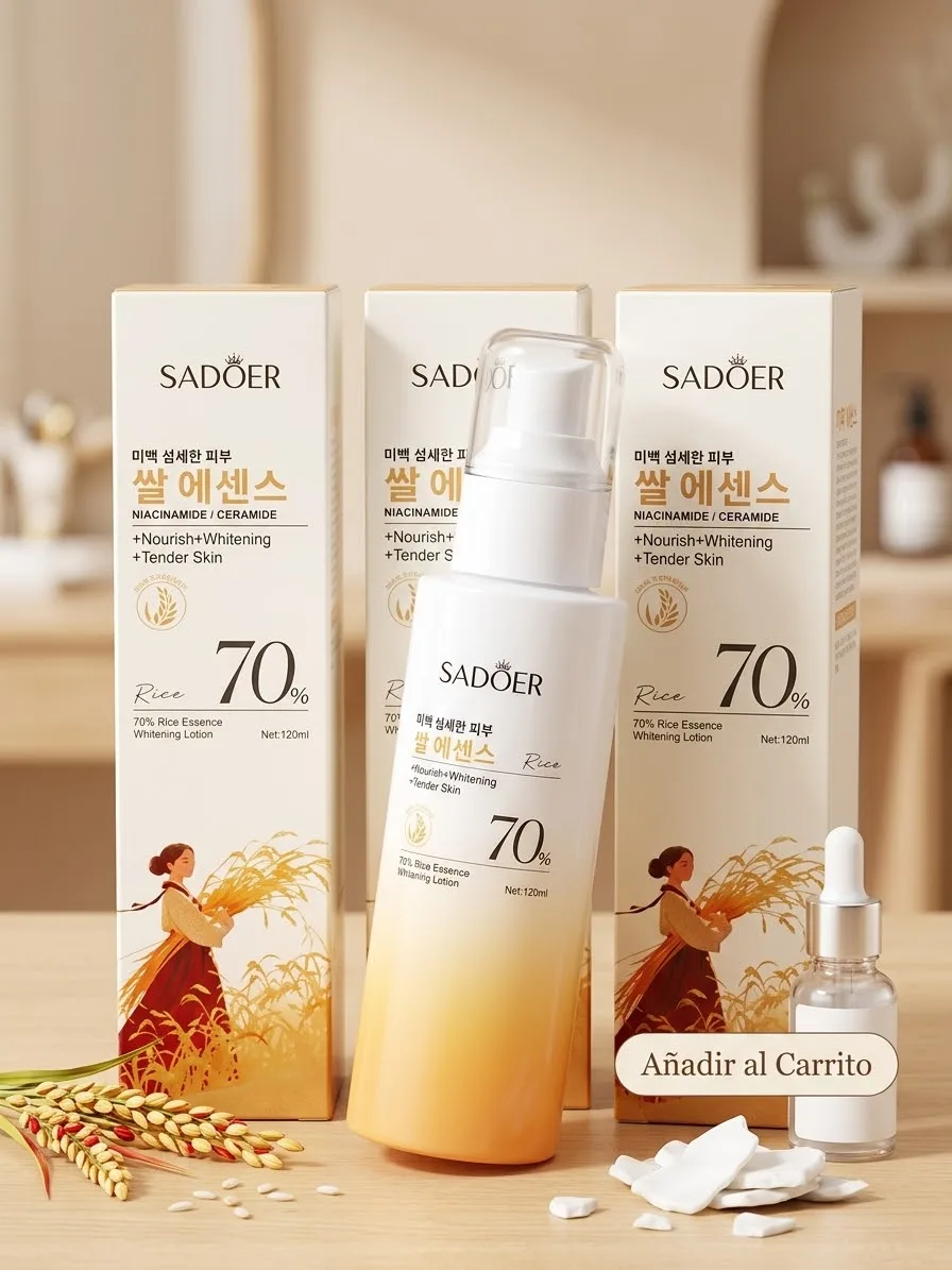 loción facial de arroz sadoer