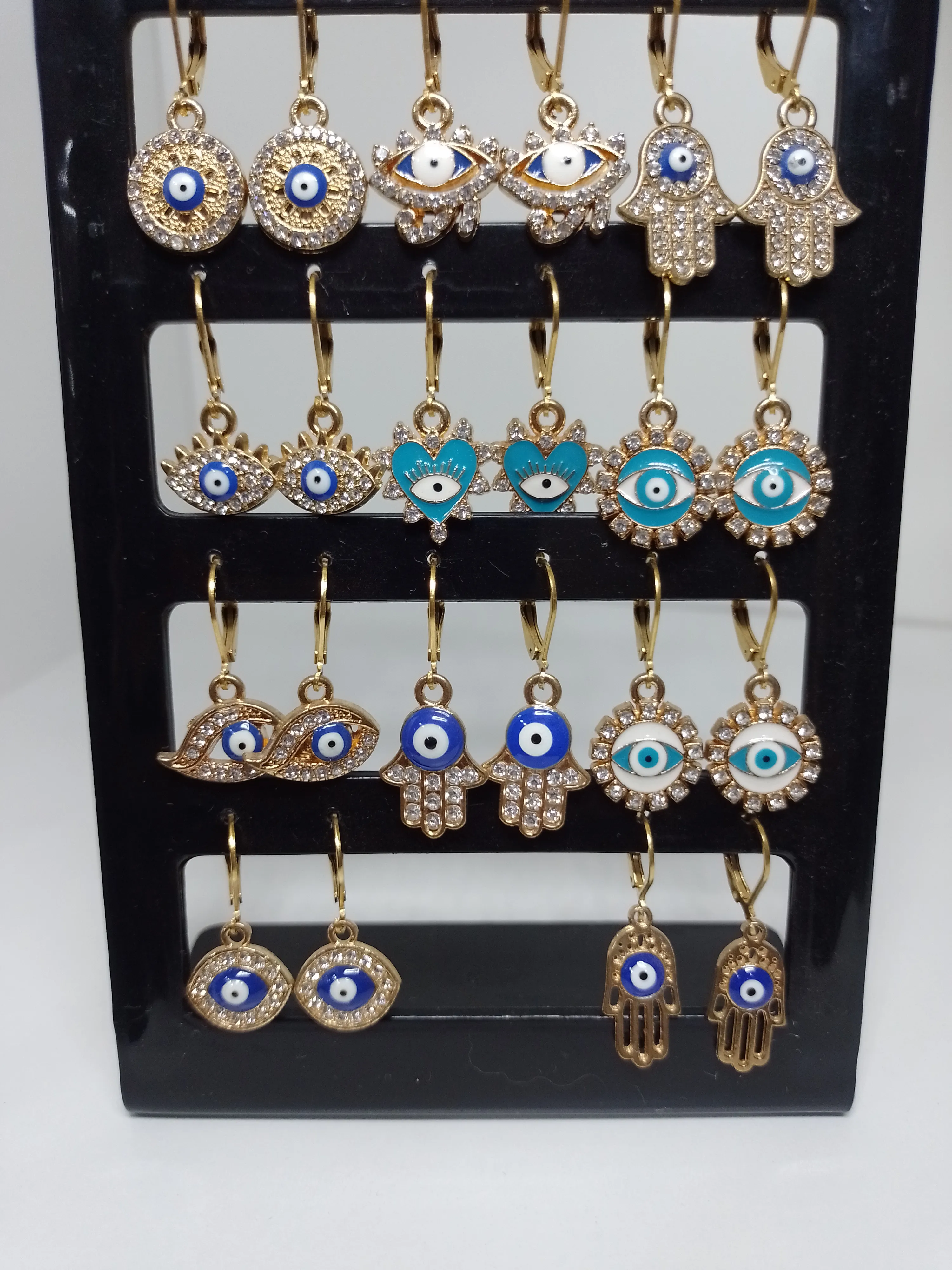 Aros Mano de Fatima Dorado