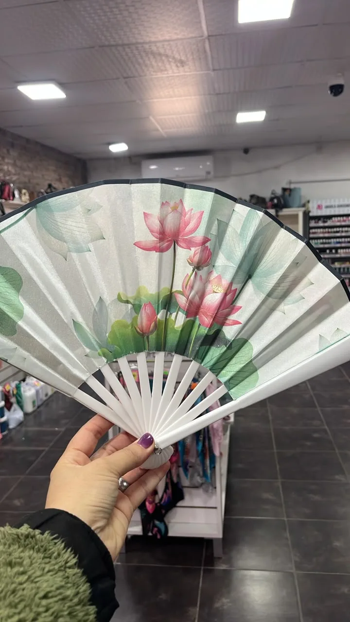 abanico flor de loto