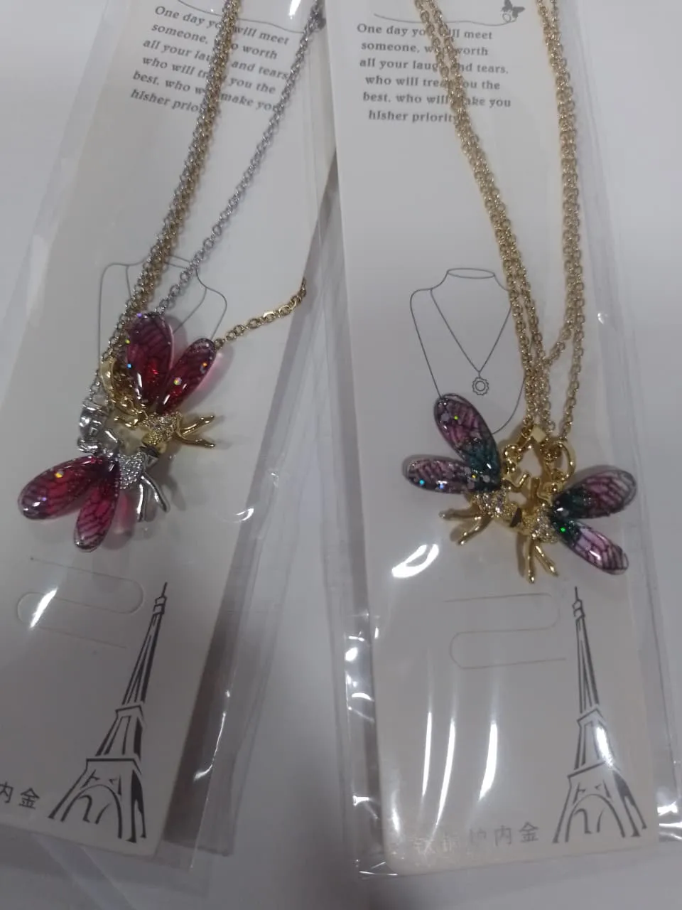 collar para compartir libelula