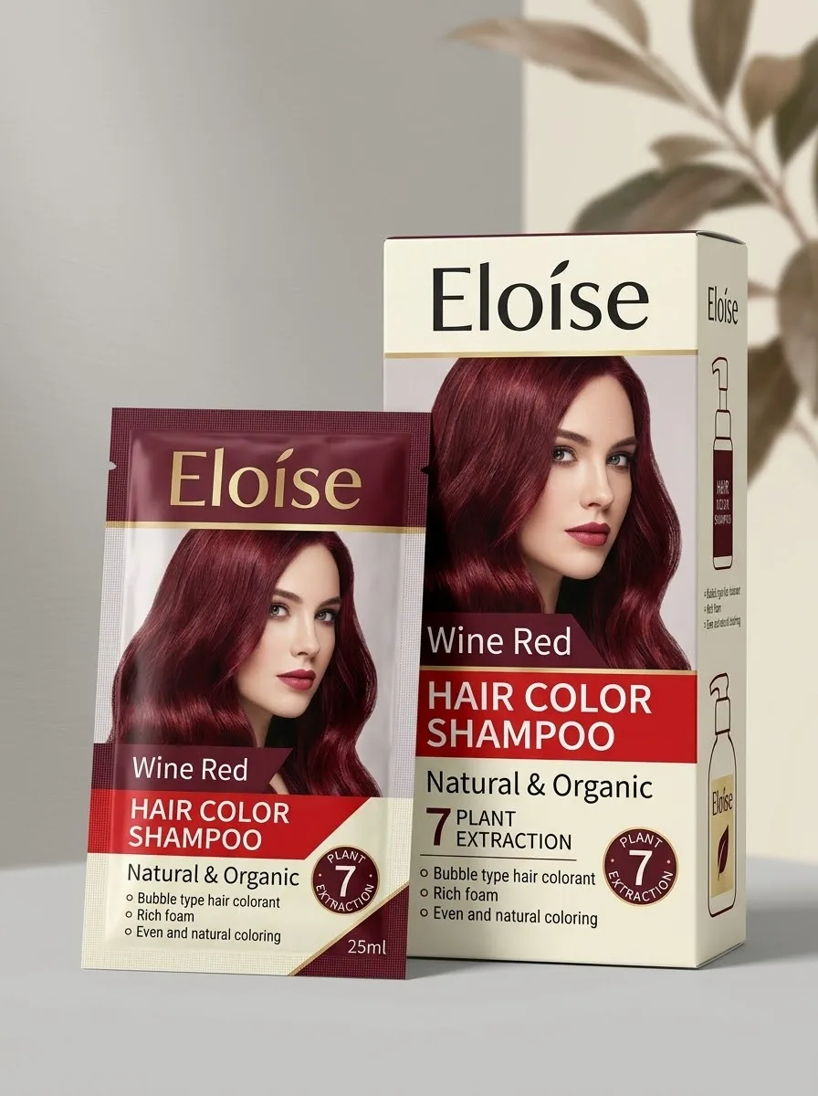 shampoo matizador en sachet rojo