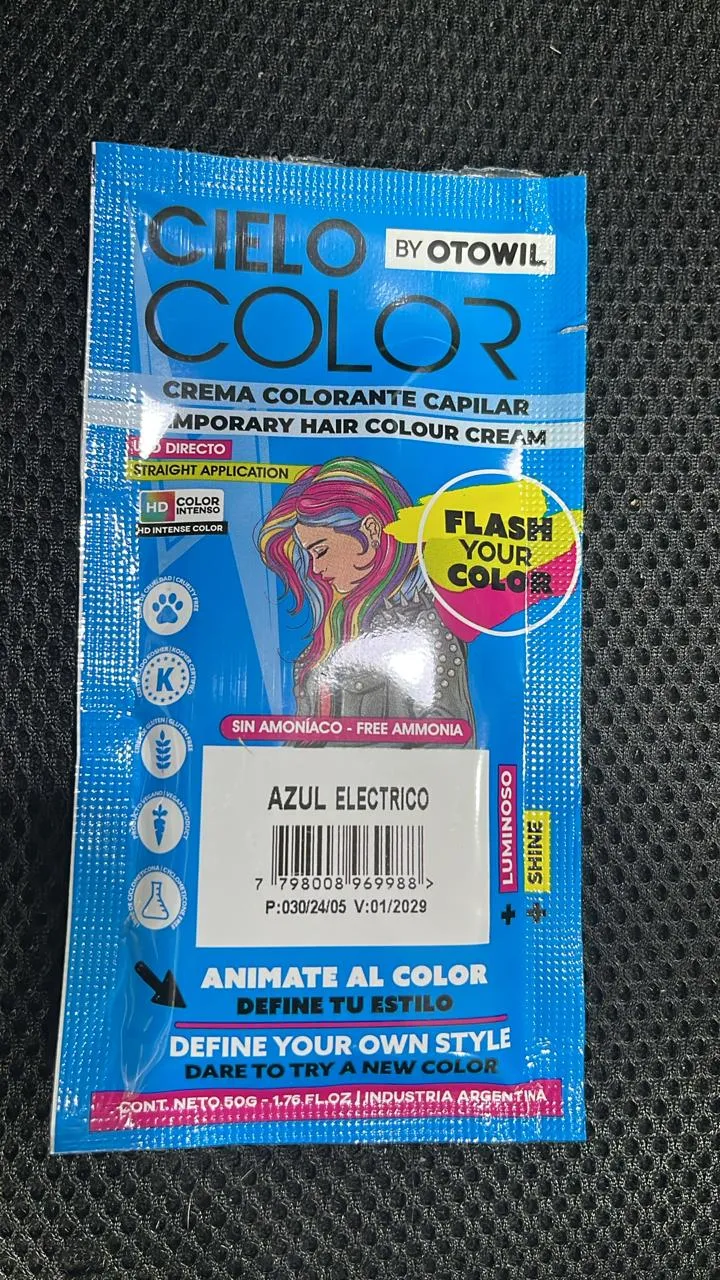 cielo color otowil azul electrico