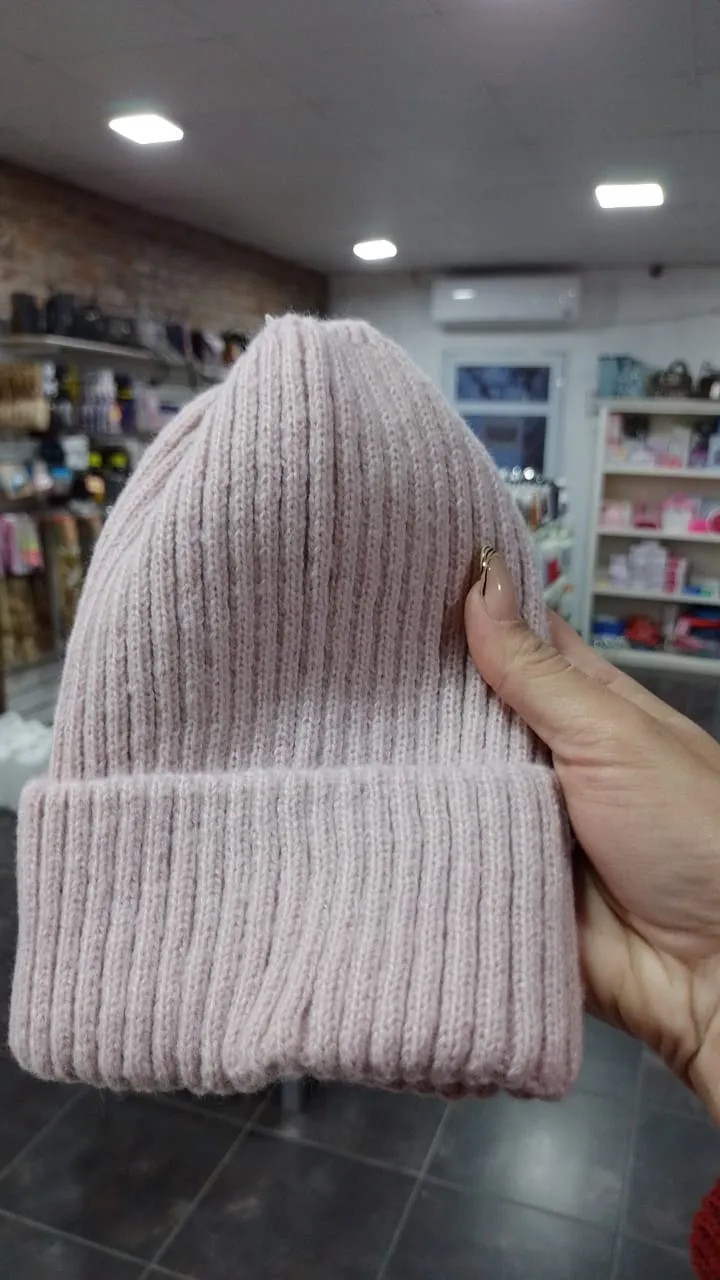 gorro lana doble