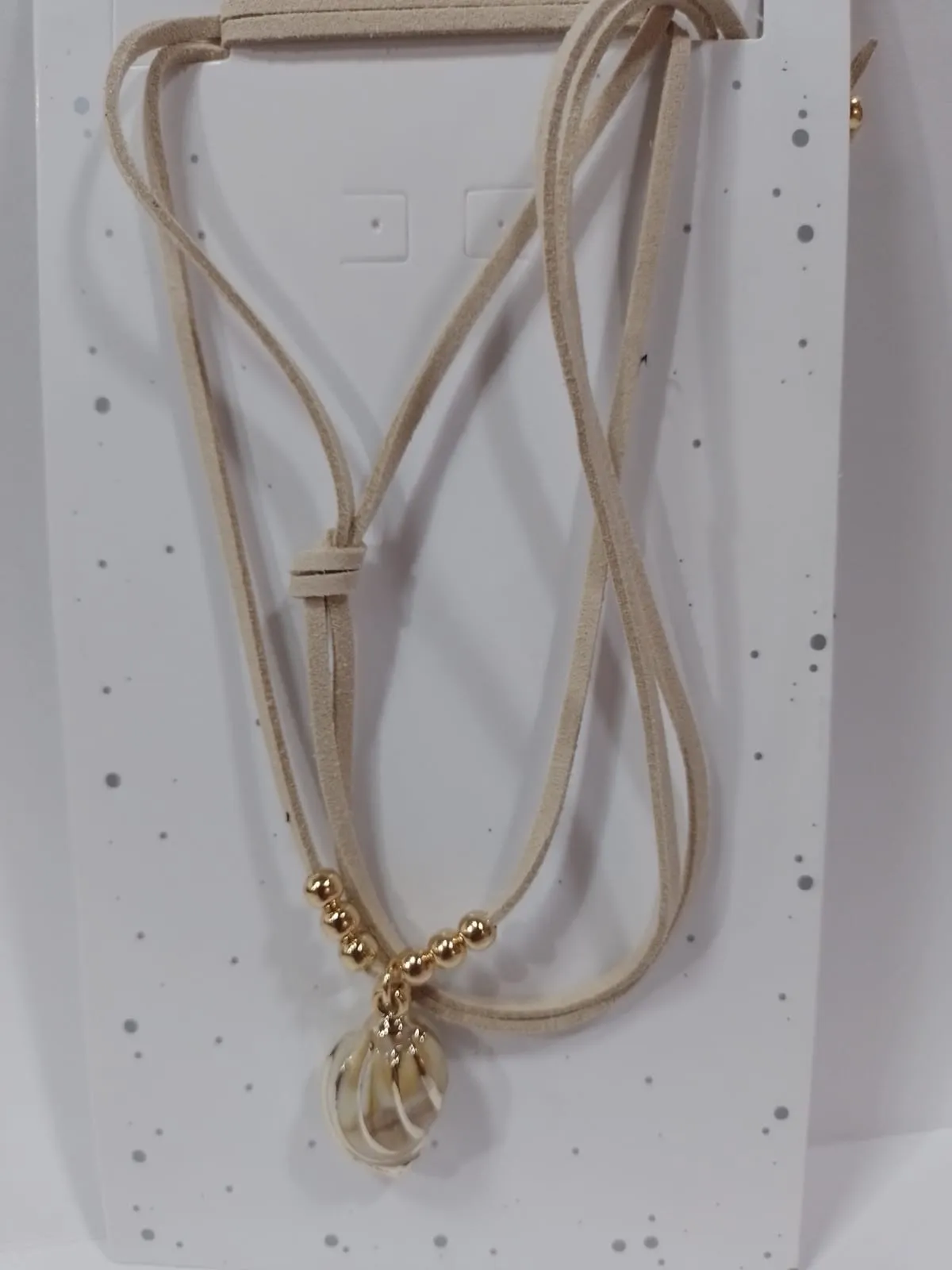 collar gamuza oceano