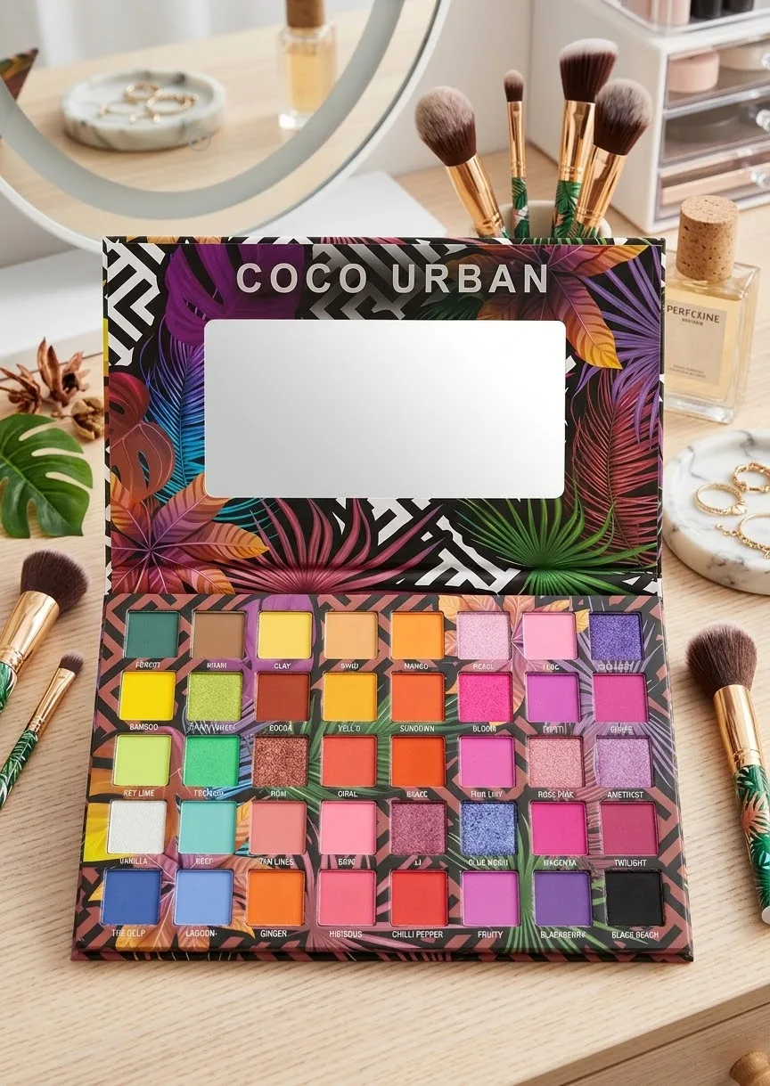 paleta de sombras coco urban