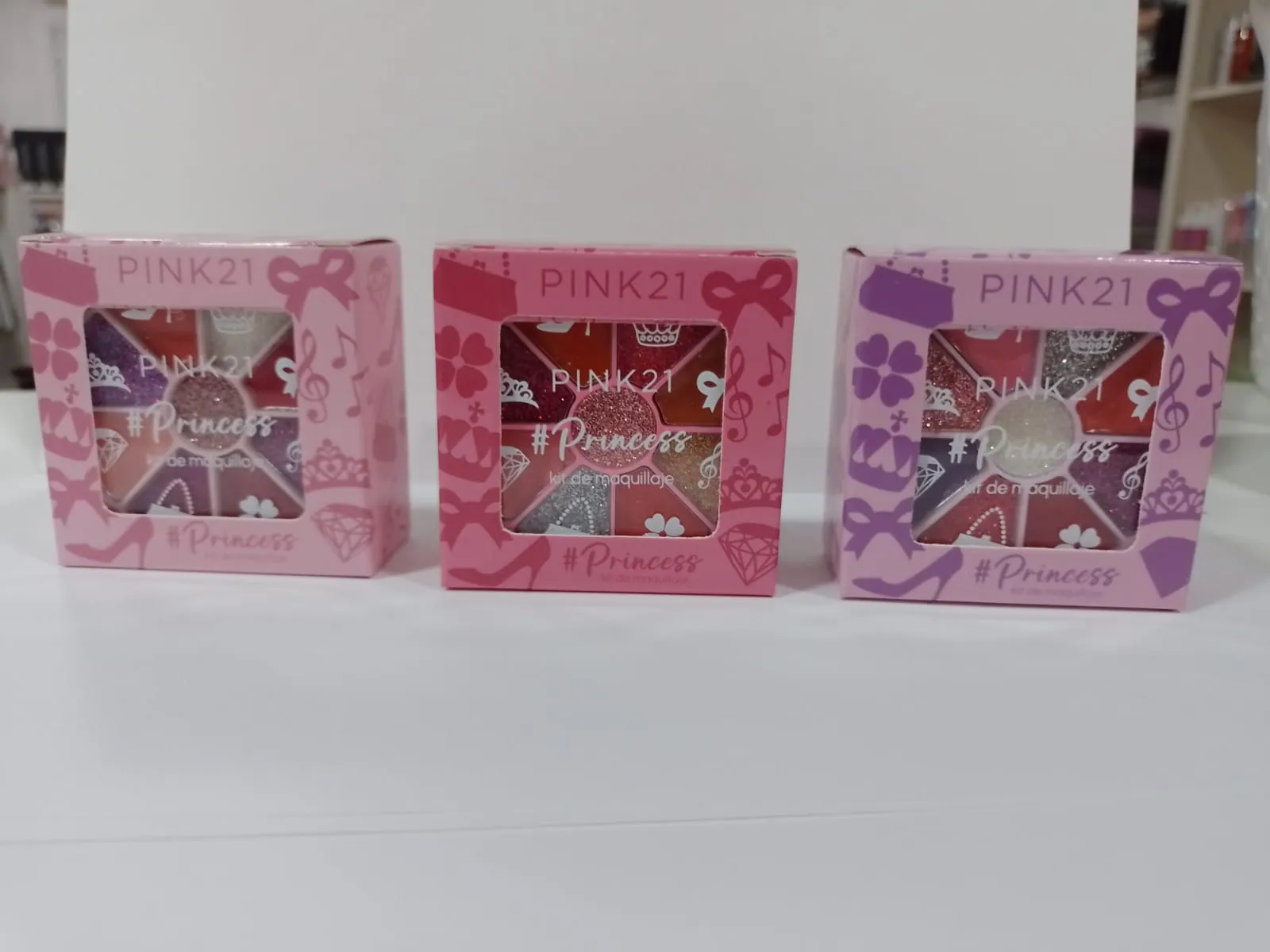 paleta maquillaje princess pink 21