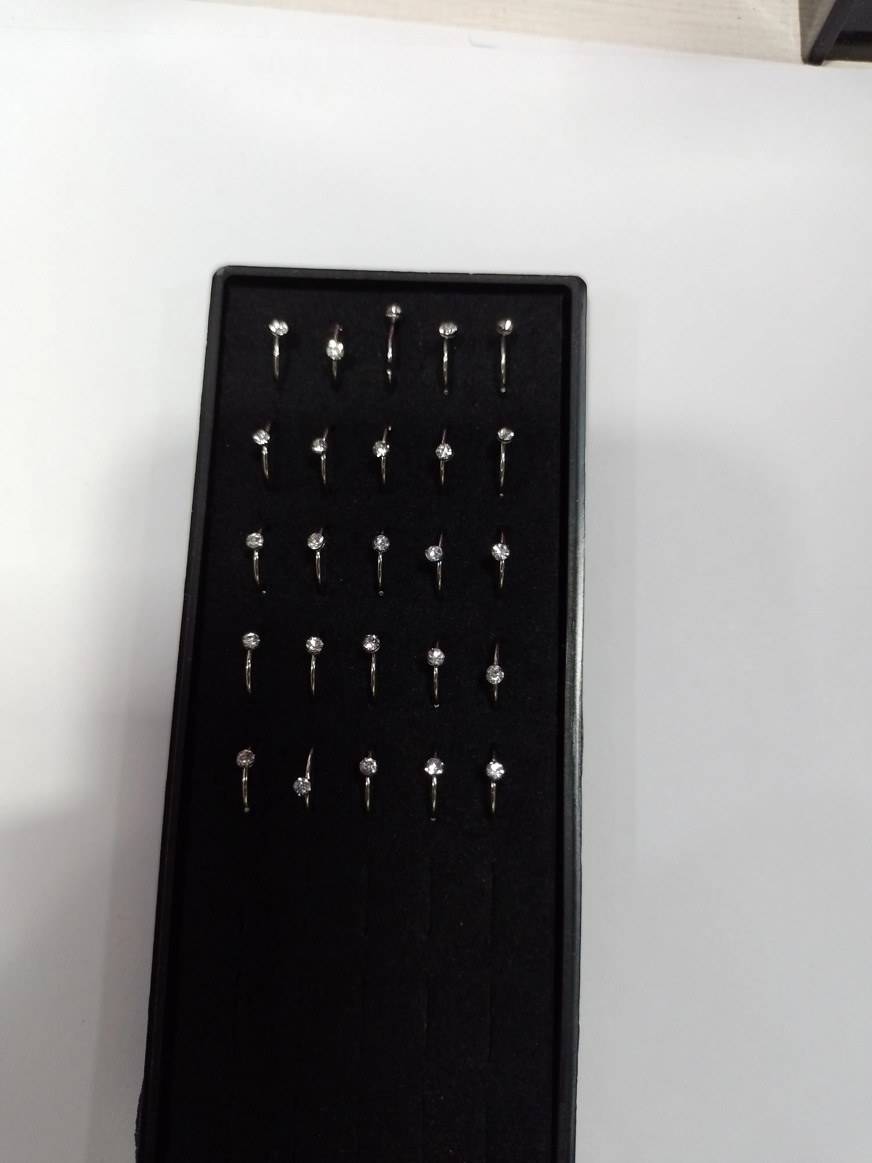 piercing con strass blanc0 (argolla)