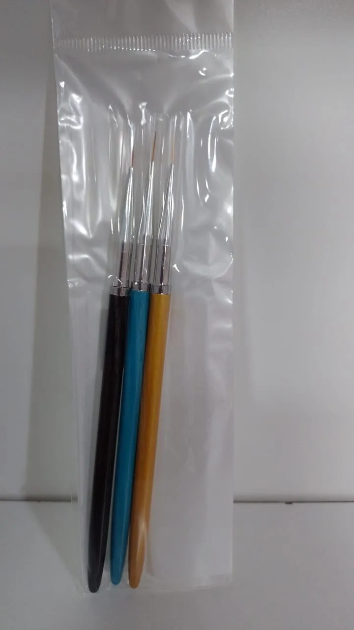 pincel liner x 3 mango color