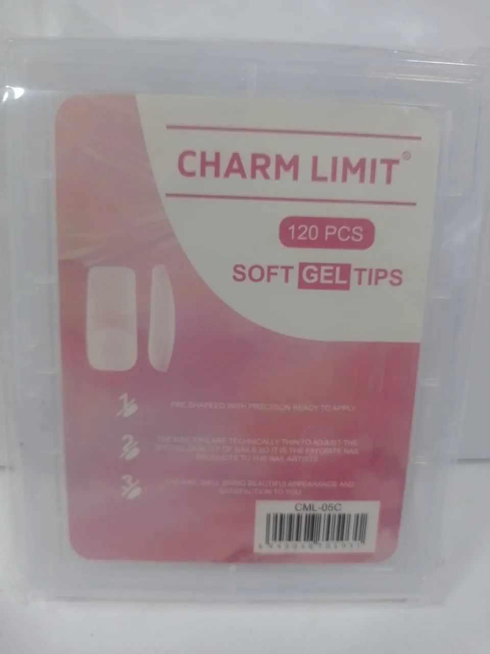 tips soft gel prelimado cuadrado charm limit