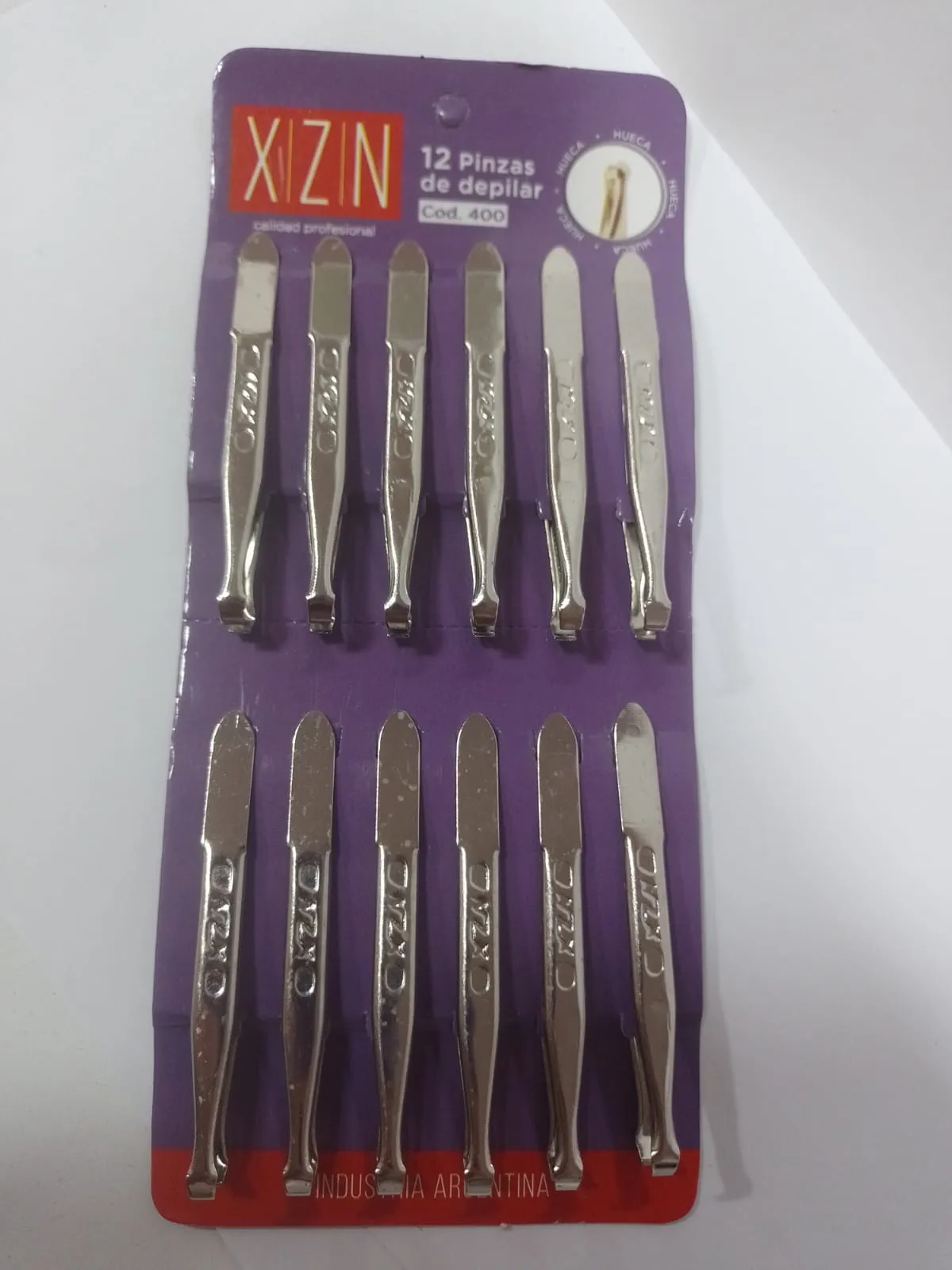 pinza para depilar hueca (400)
