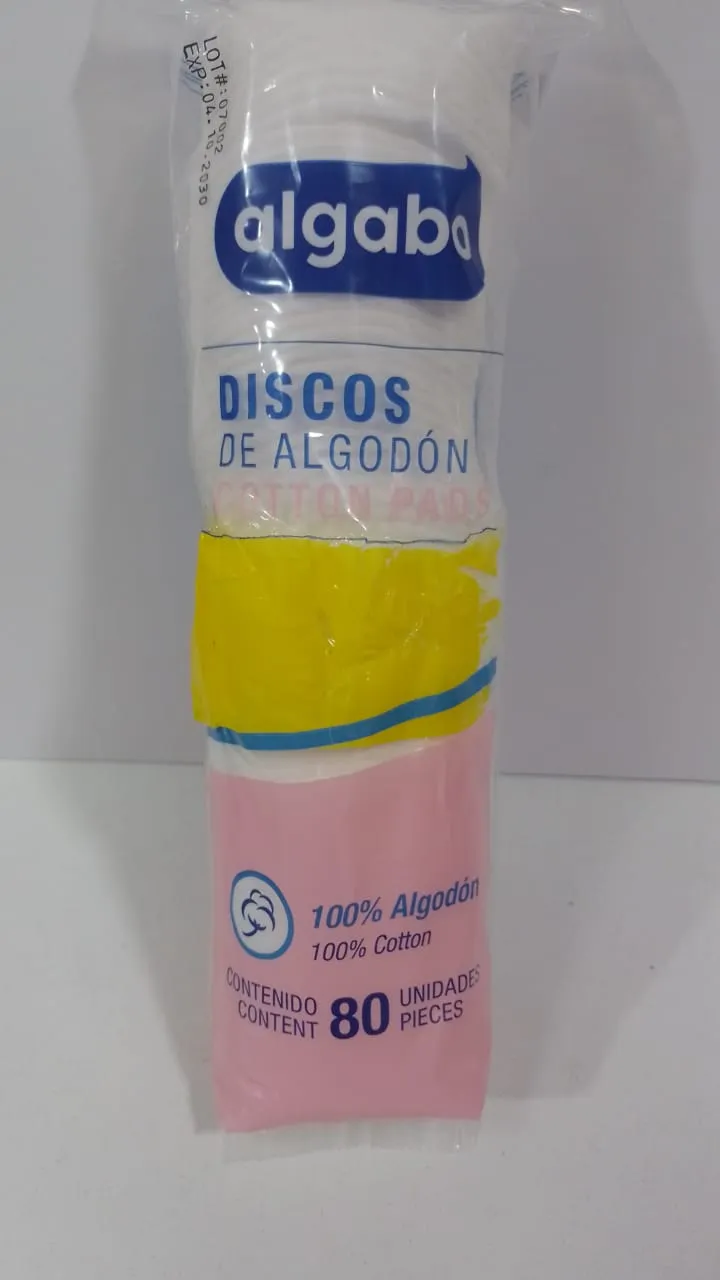 discos de algodon algabo