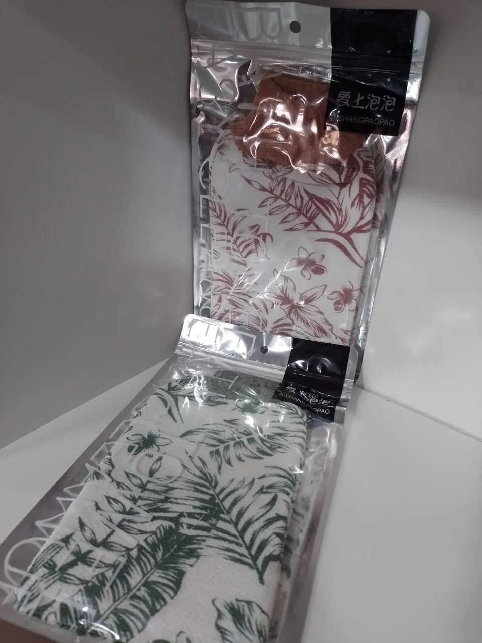 Guante Exfoliante estampado en blister