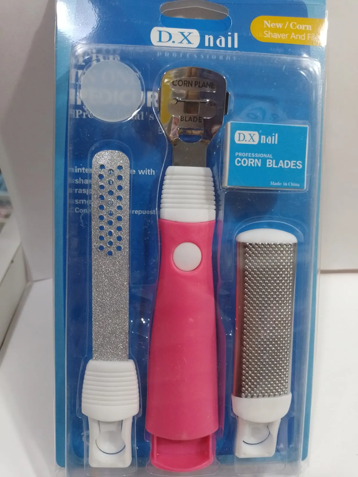 set de pedicuria con escofina