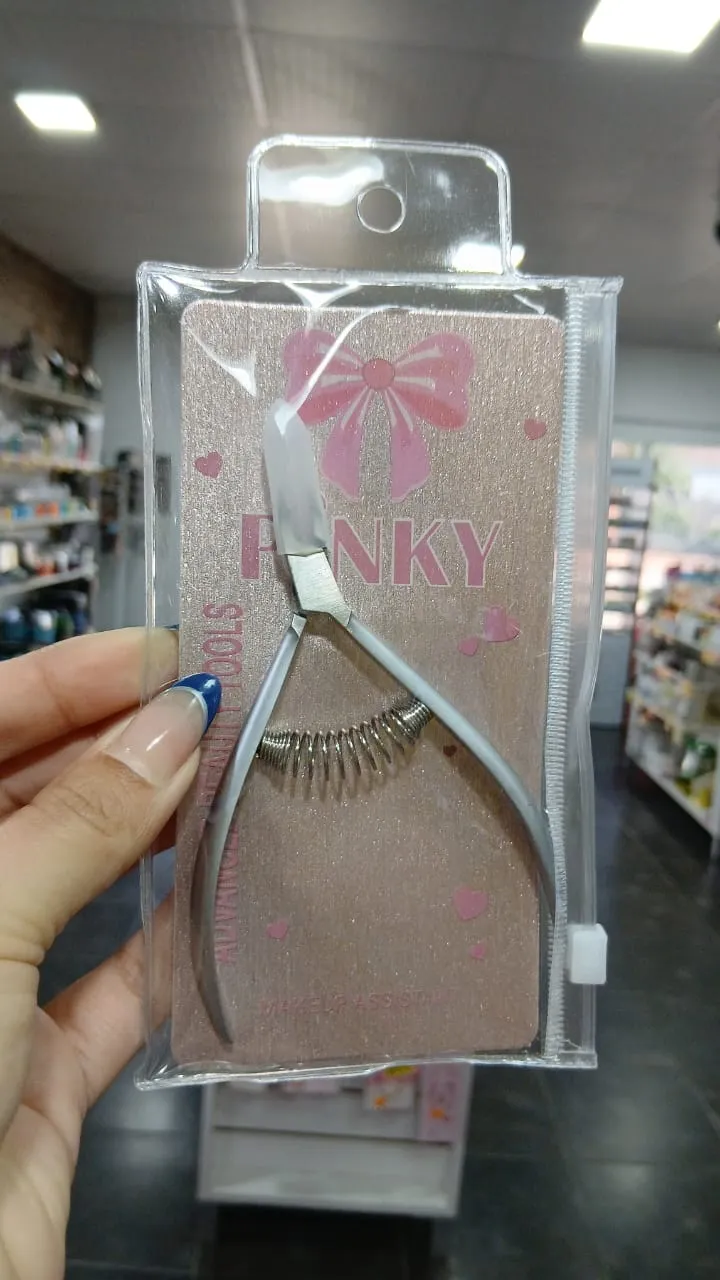 corta cutículas clásico resorte pinky