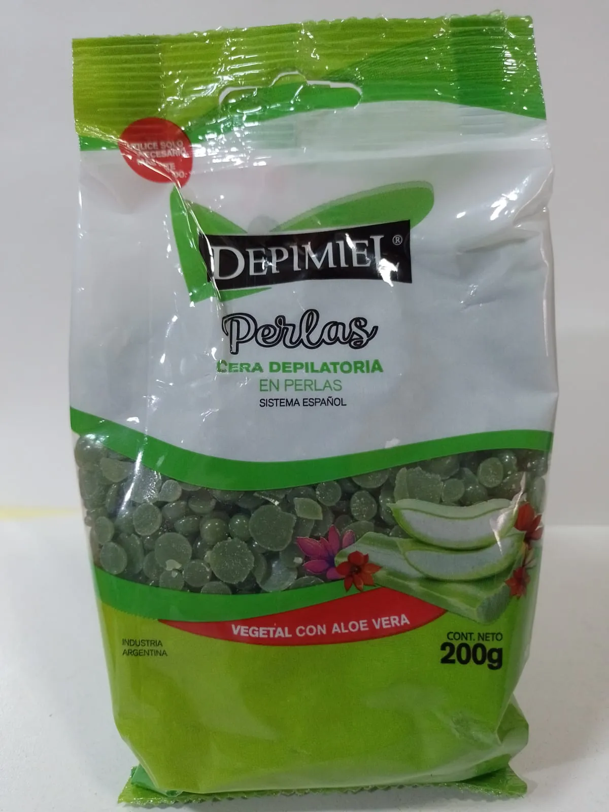 cera vegetal 200 gs en perlas