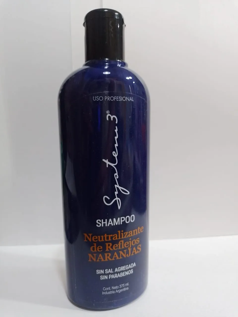 shampoo antireflejos naranjas system 3