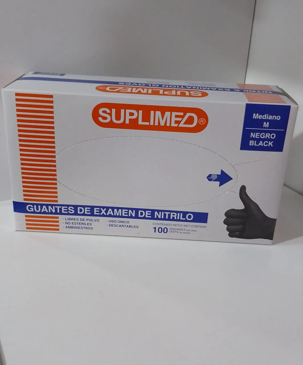 guantes x caja talle M