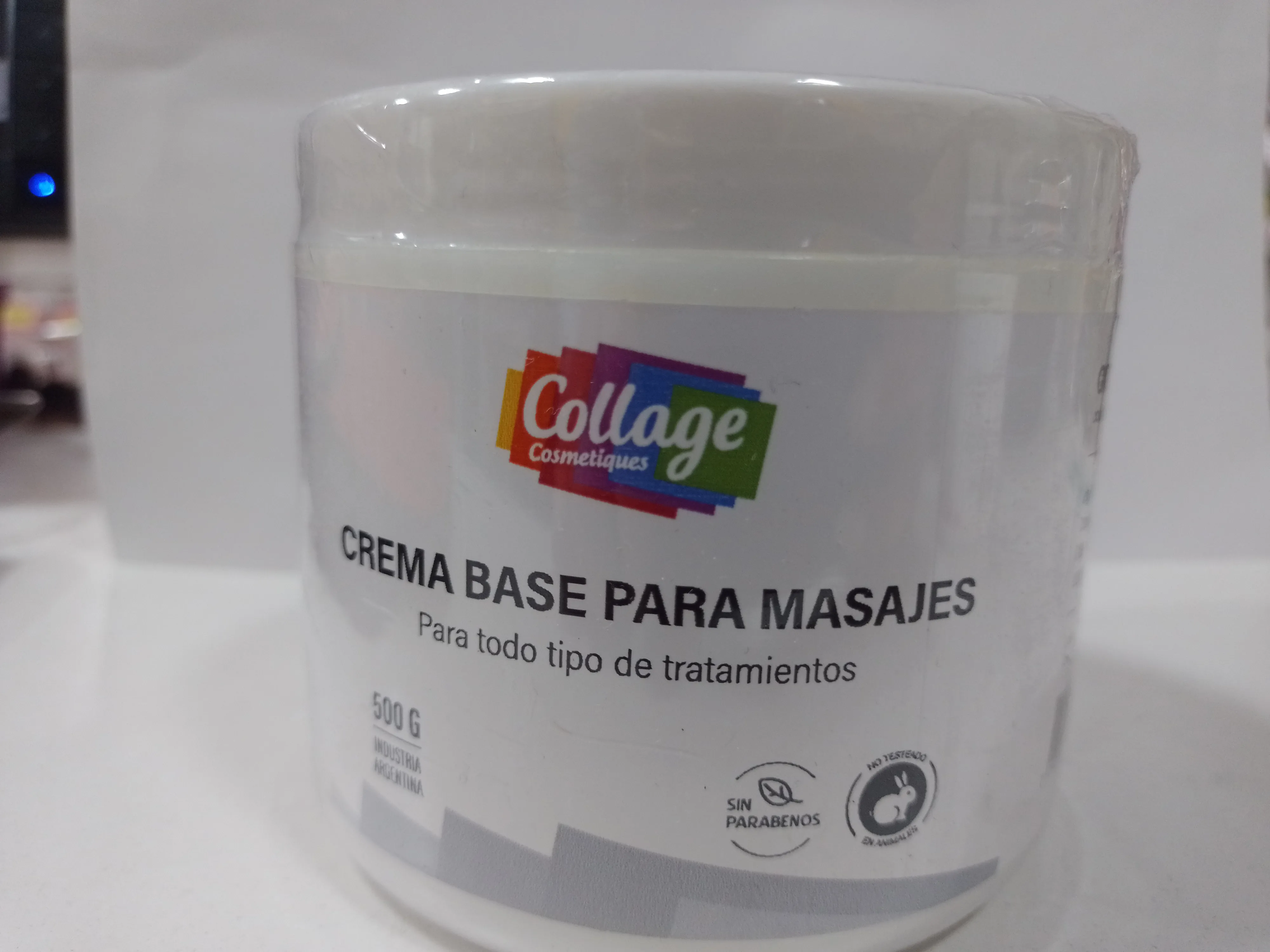 crema base para masajes collage
