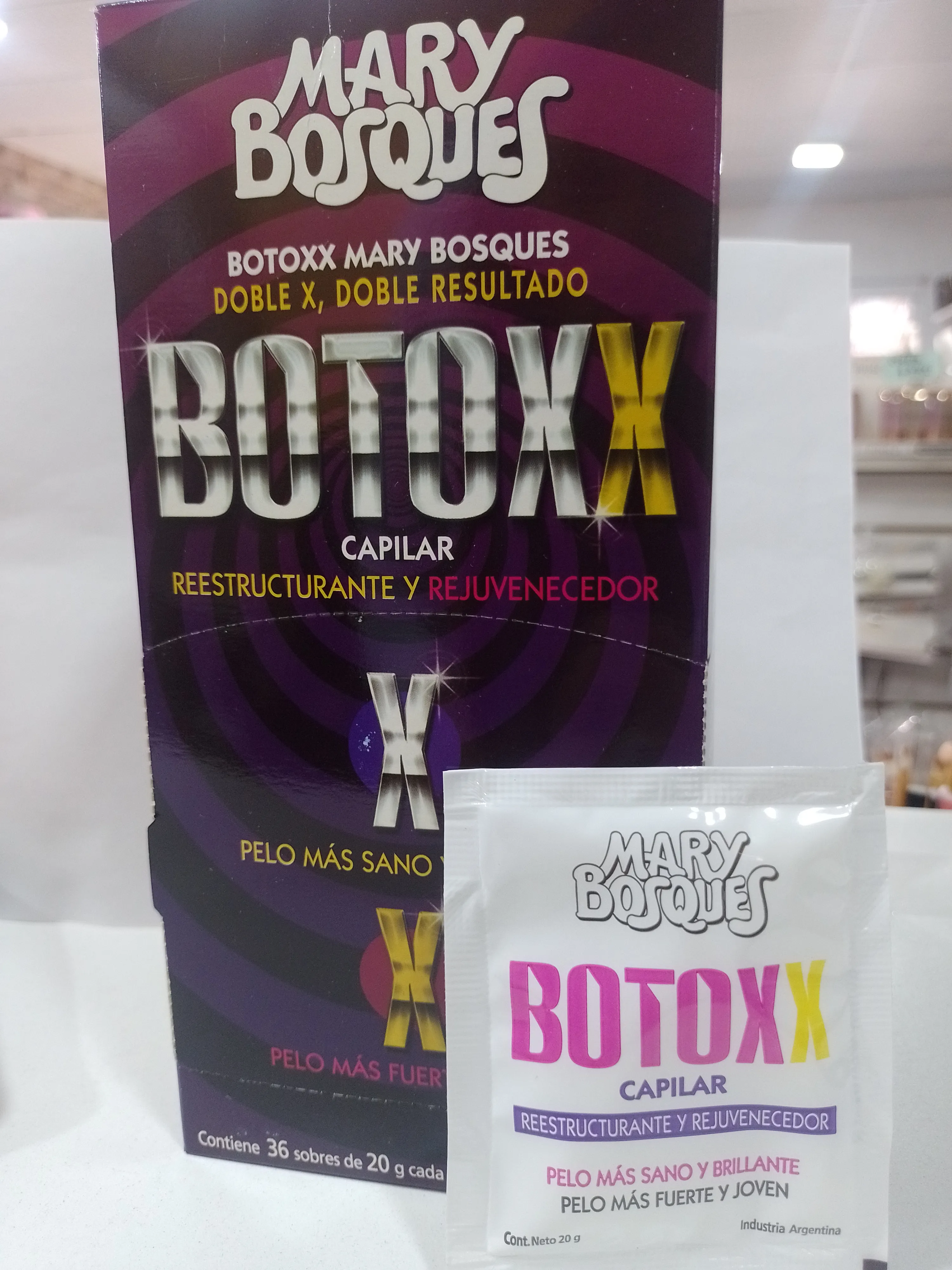botox capilar en sobre mary bosques