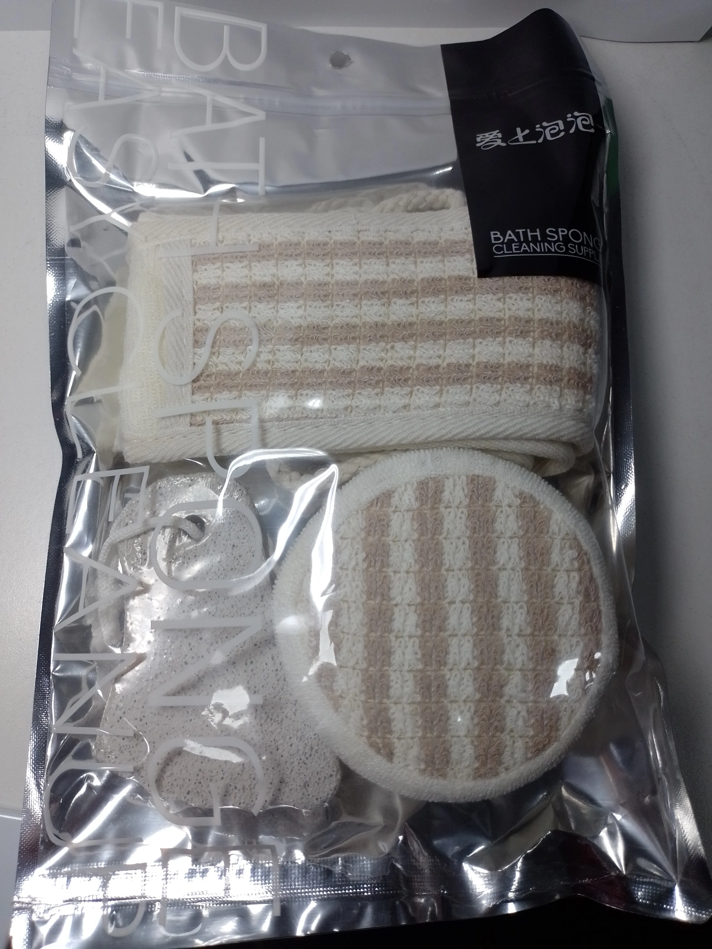 set spa con piedra pomez