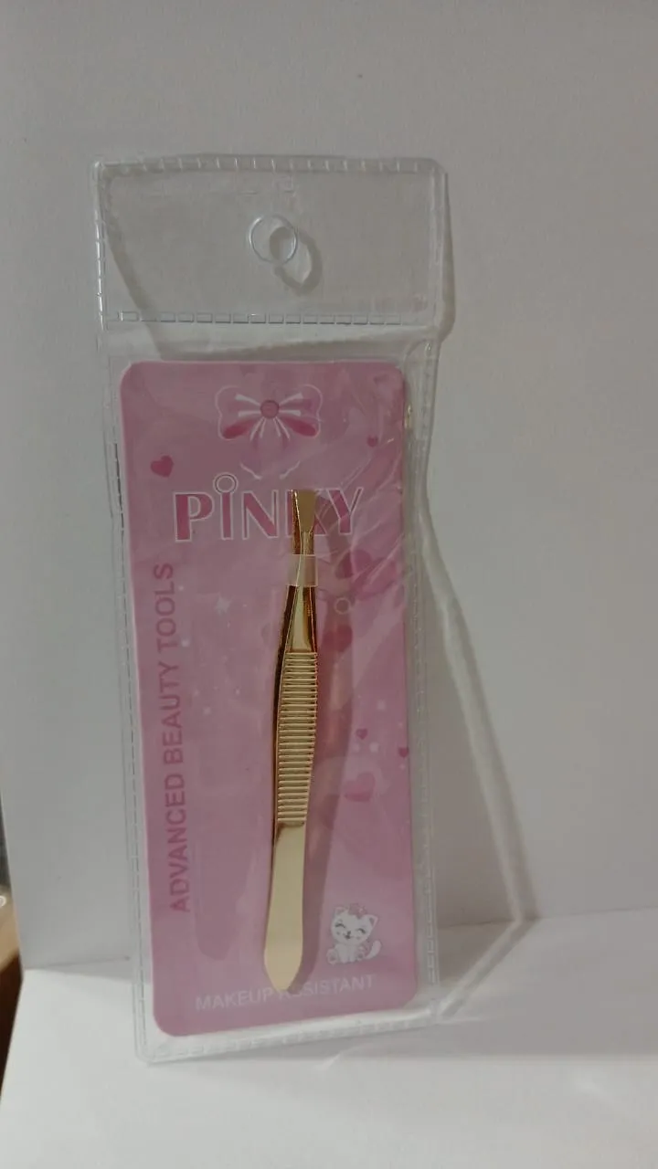 pinza para depilar gold pinky