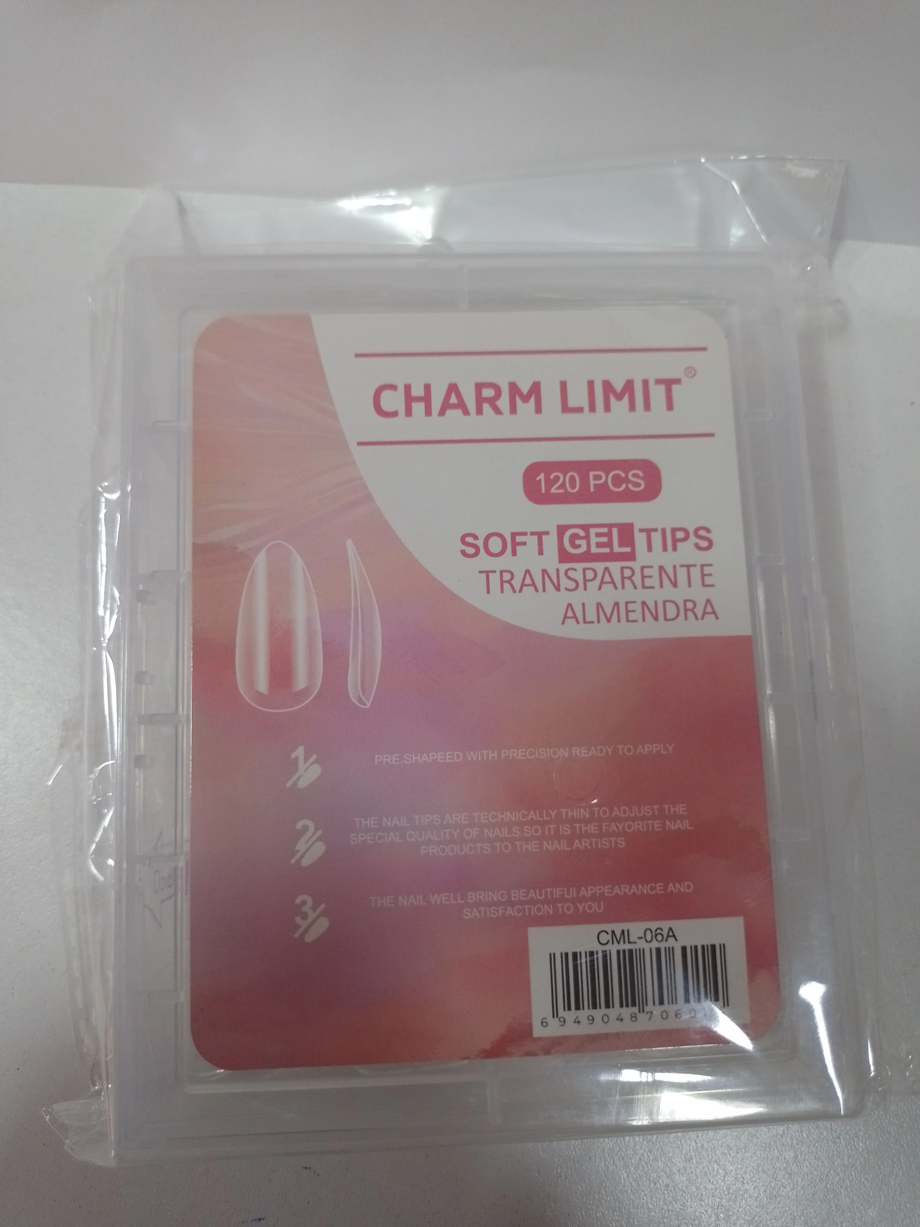 soft gel charm limit almendra