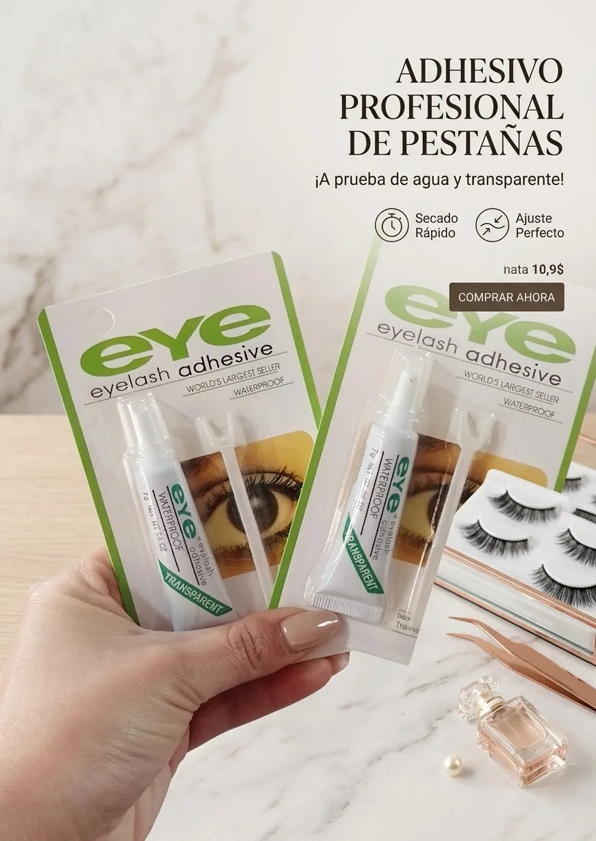 pegamento pestañas transparente varios