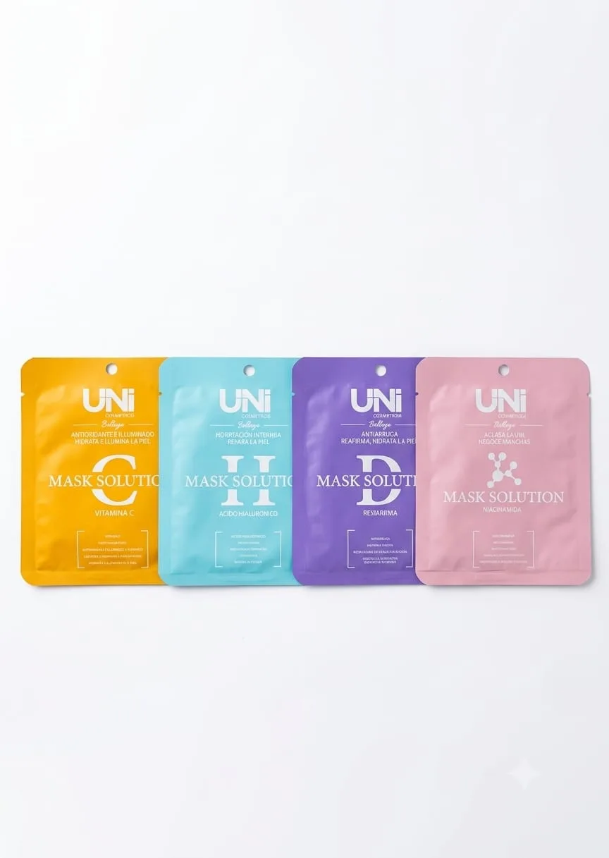 mascarilla facial uni variadas
