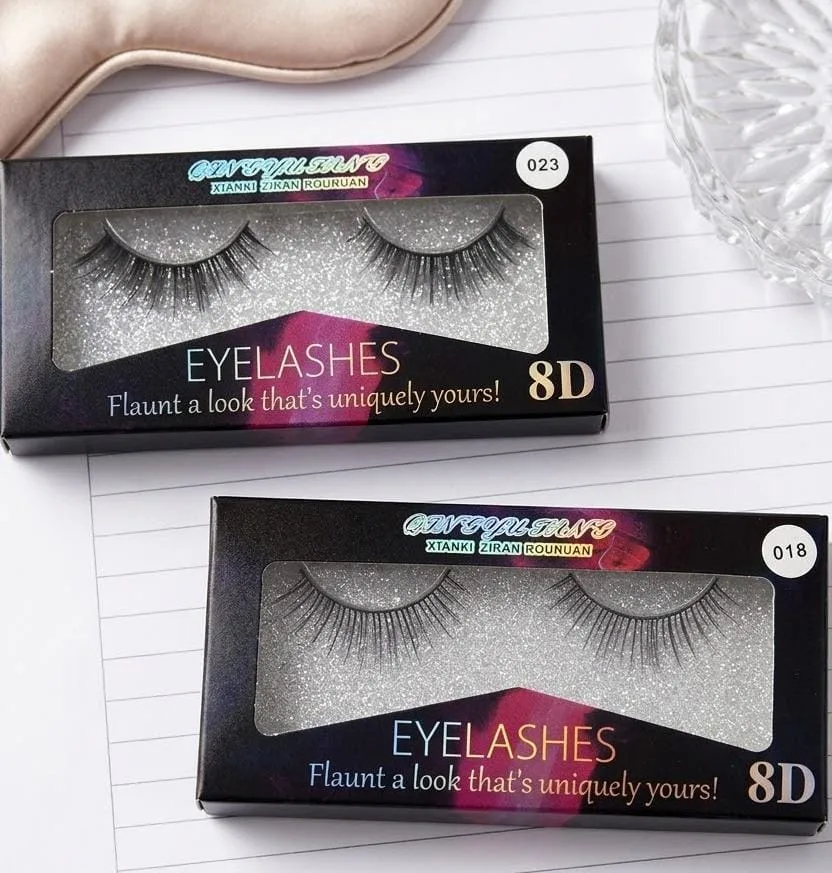 pestaña postiza eyelashes 8D