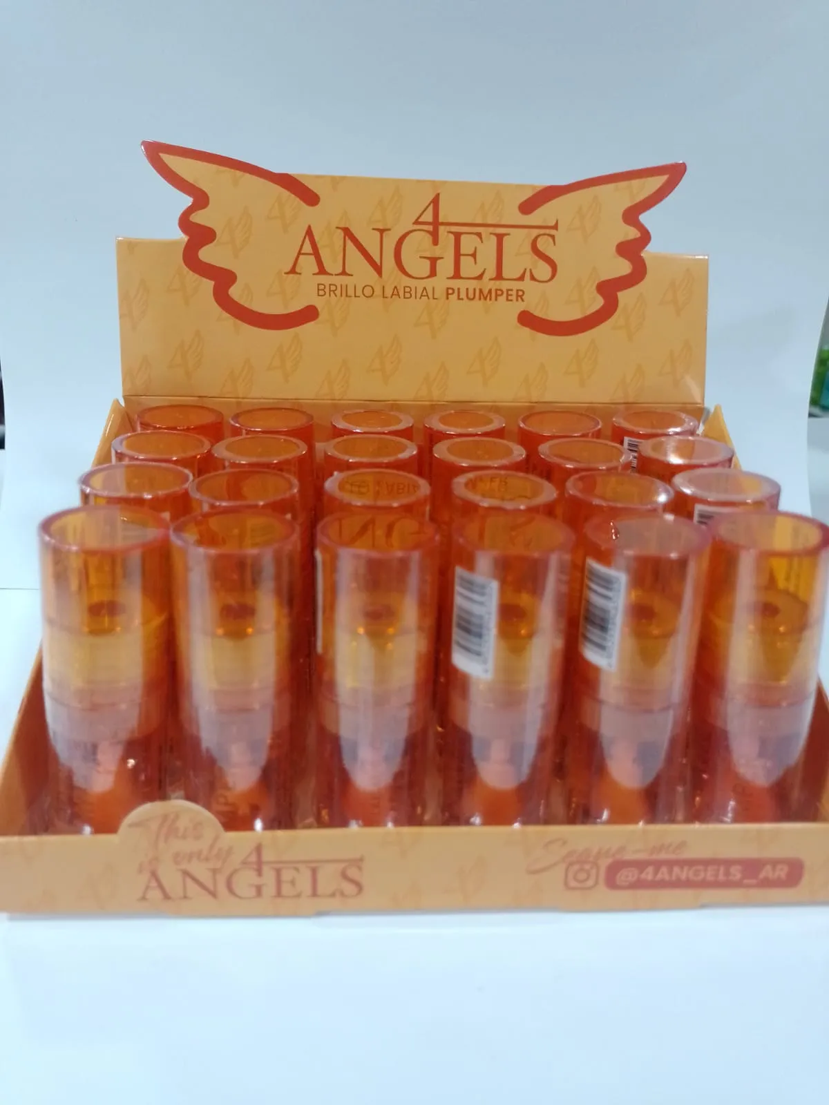brillo labial efecto plumper 4 angels