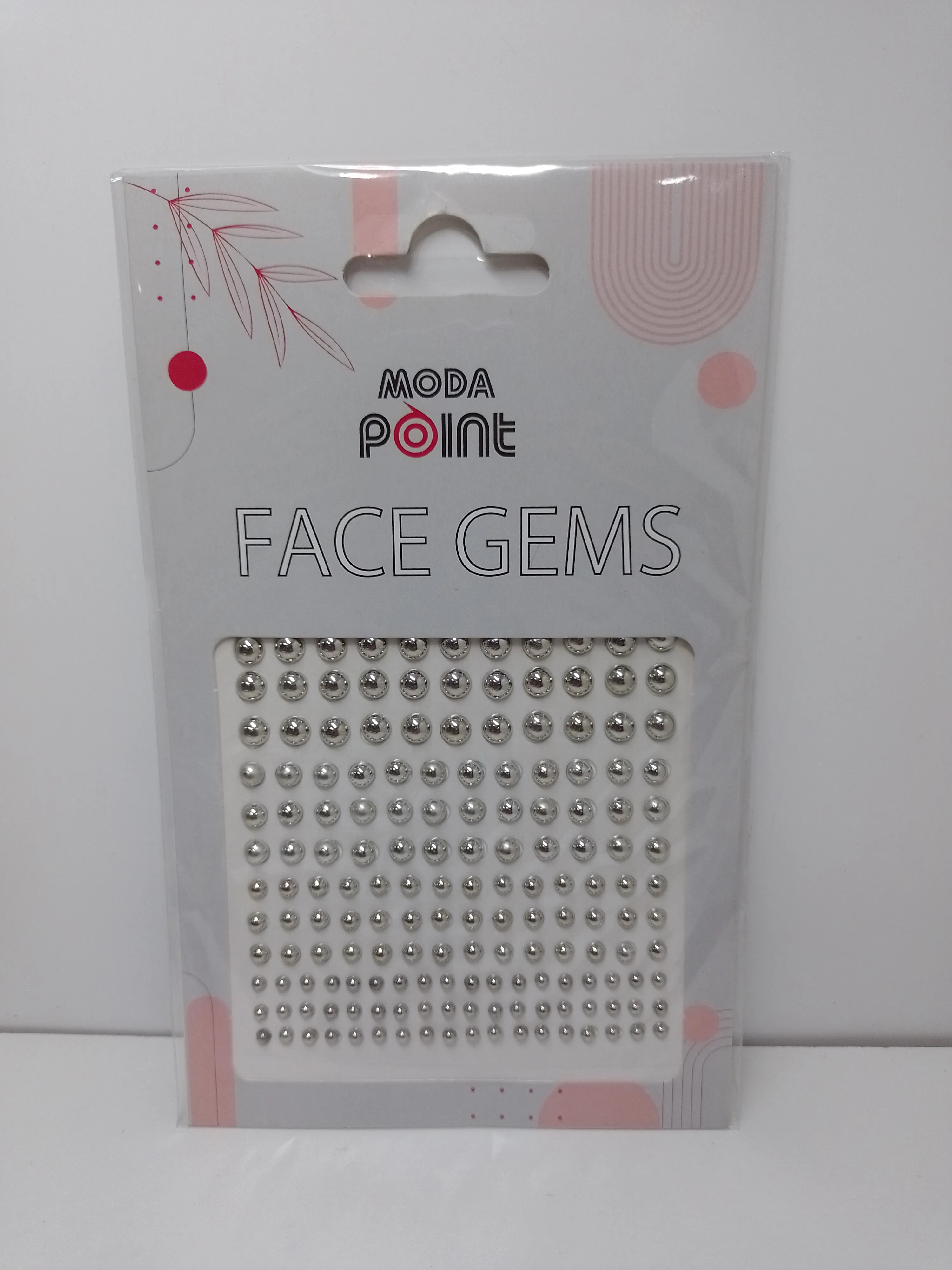 Sticker Gema Plateada Moda Point