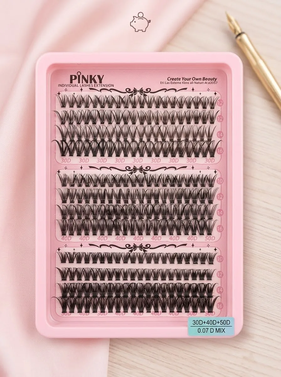 pestañas punto x punto pinky 30d40d50d