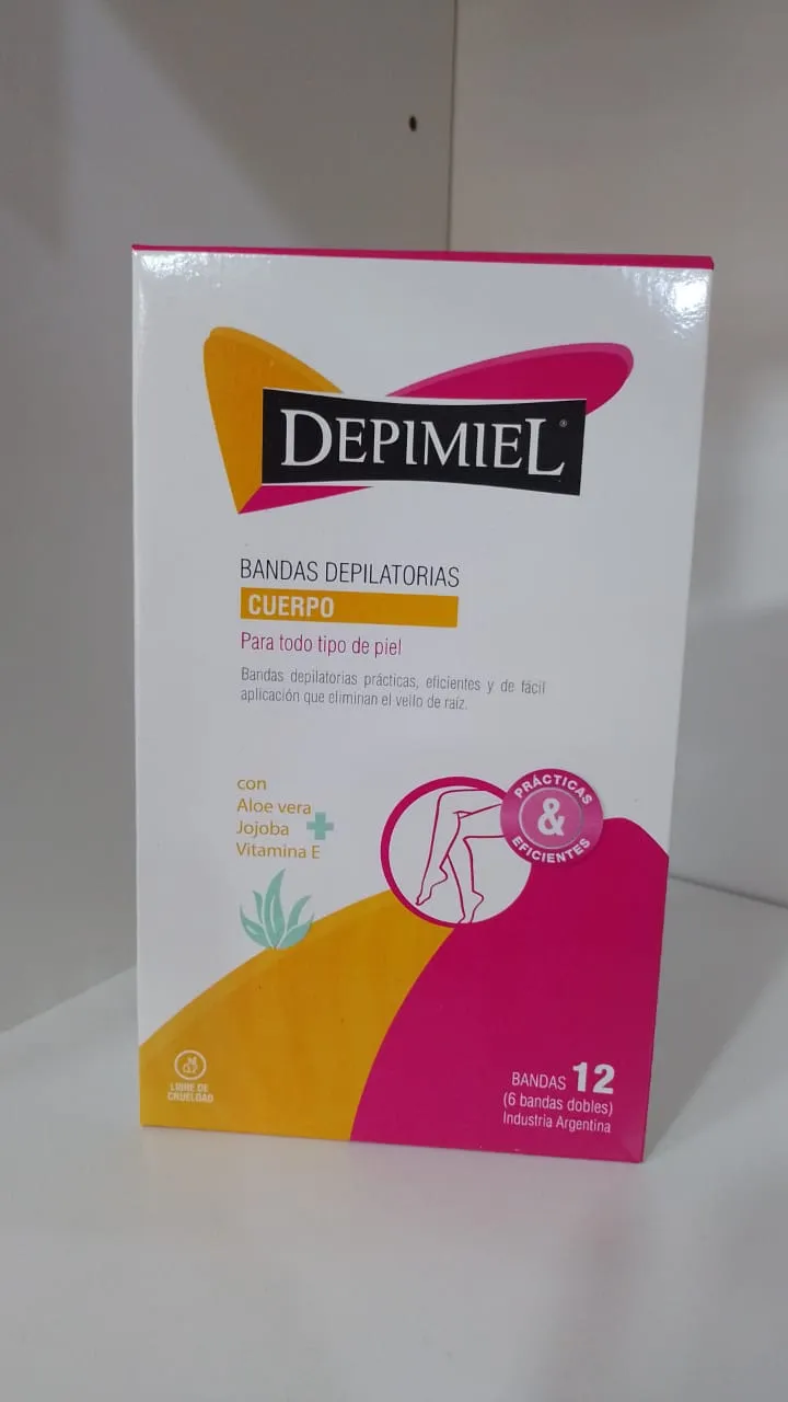 bandas depilatorias con cera para cuerpo