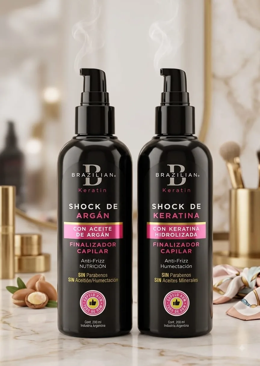 shock de biotina ,keratina y argan