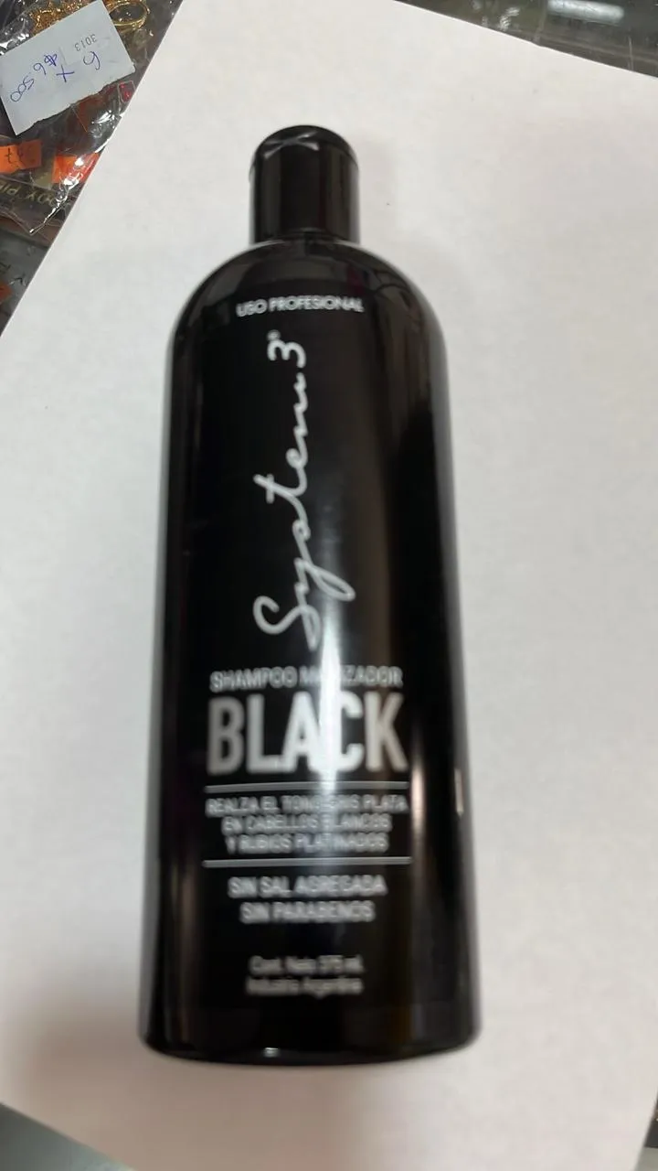 shampoo matizador black