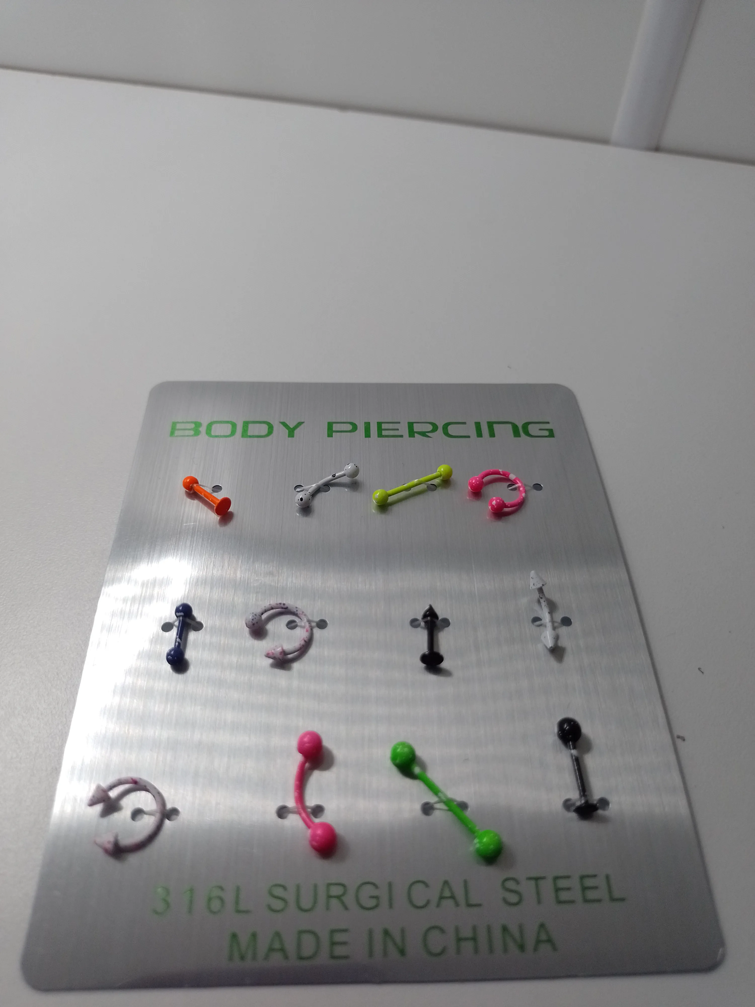 Piercing Varios Fluo