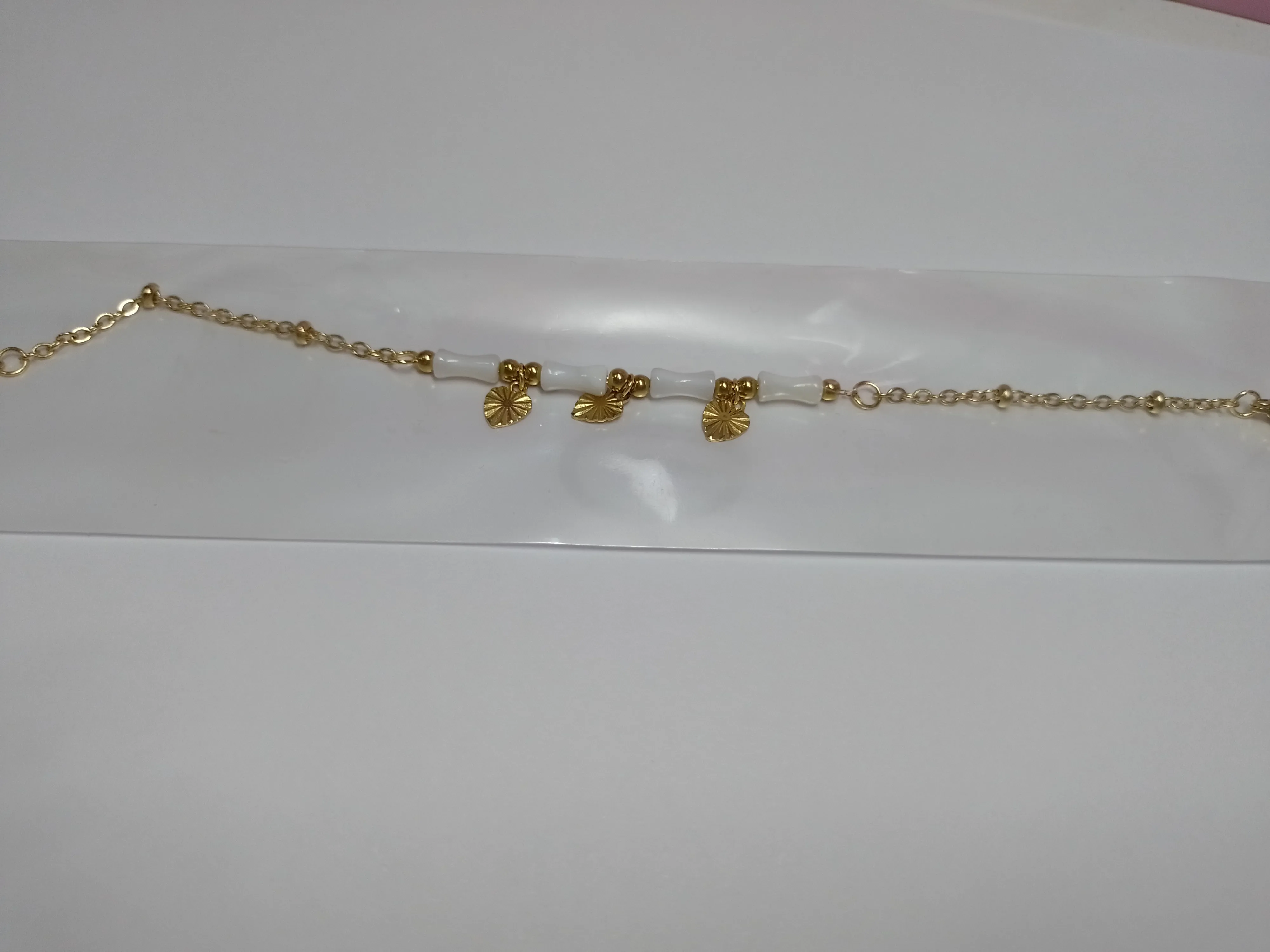 pulsera acero dorado