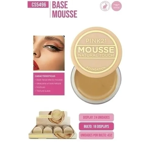 base mousse pink 21