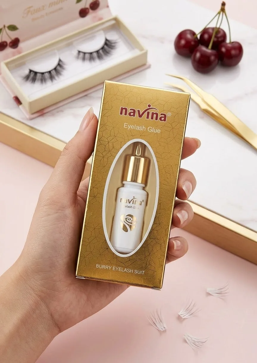 pegamento navina dorado para bigudíes